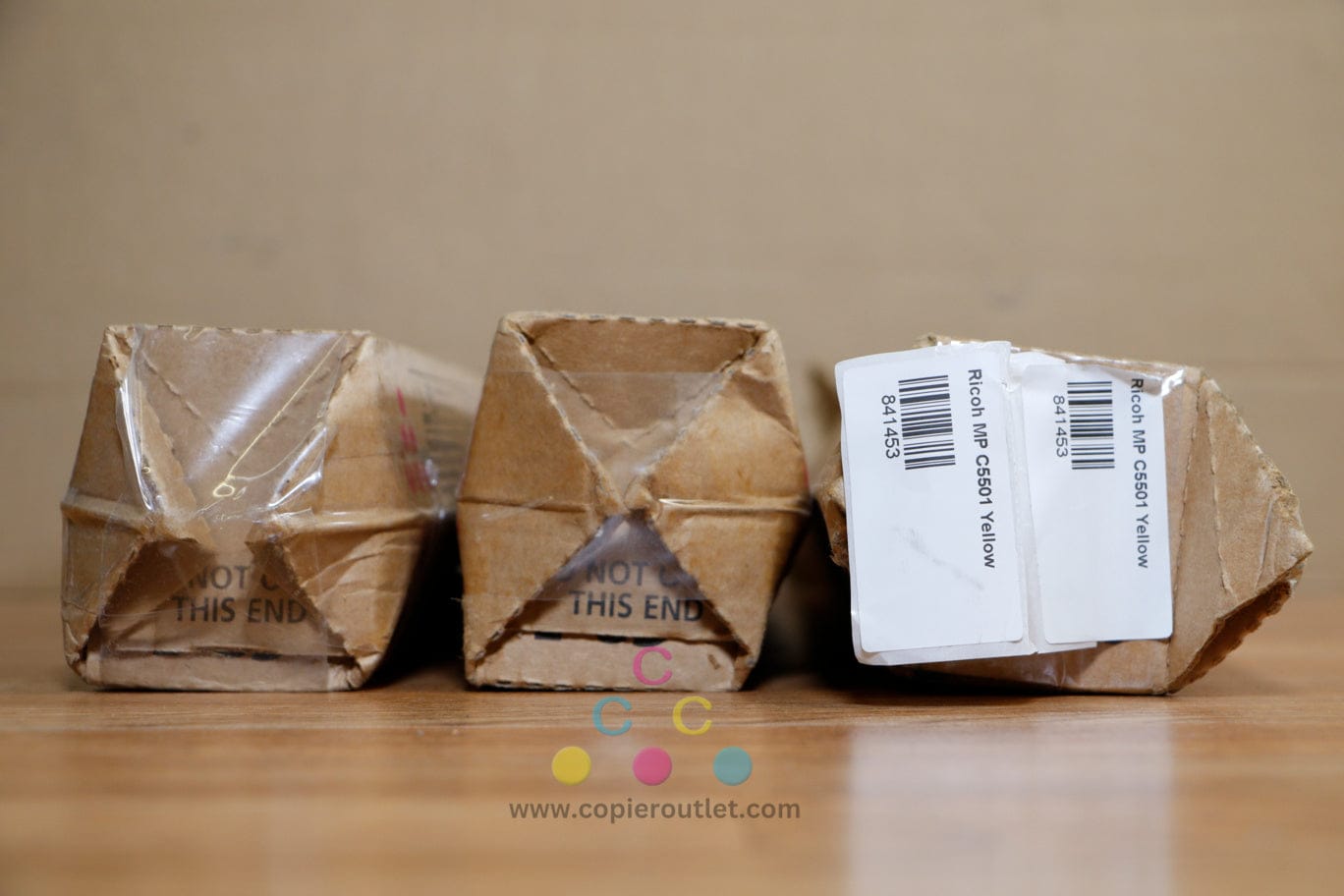 3 Cosmetic OEM Ricoh MP C5000,C5501,C9155,LD655C Magenta & Yellow Toners 841454,841453