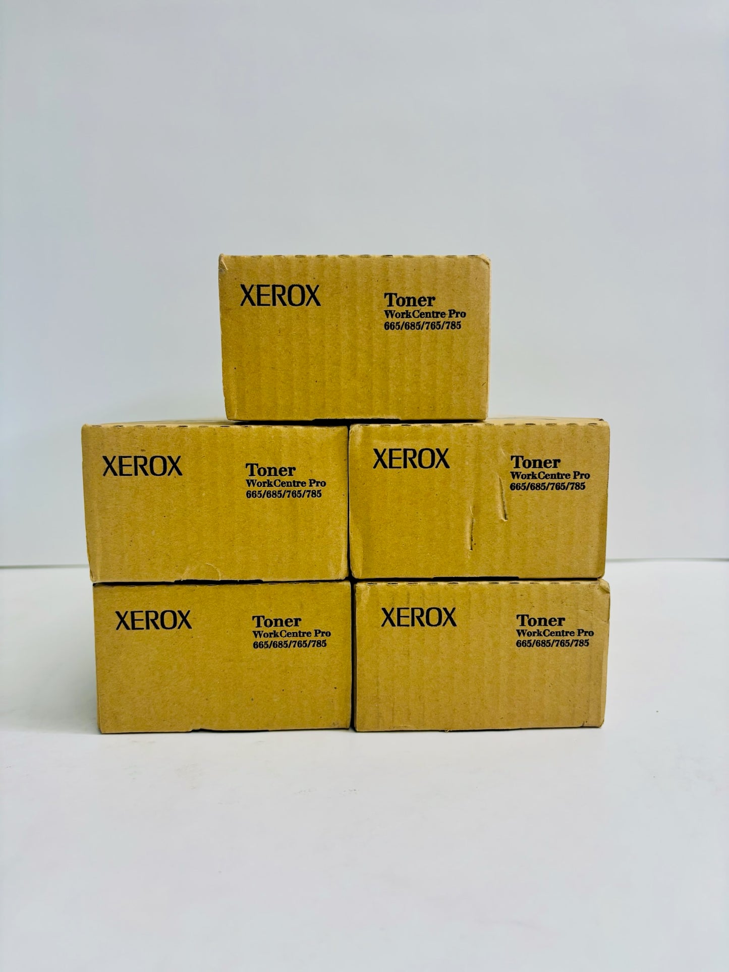 5 New Genuine Xerox Pro665, 685, 765, 785 Black Toner Cartridges 106R404