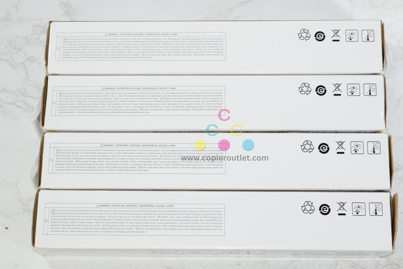 4 New Compatible Canon iRUNNER C256,C257,C356,C357 GPR-58 CMYK Toner Cartridges