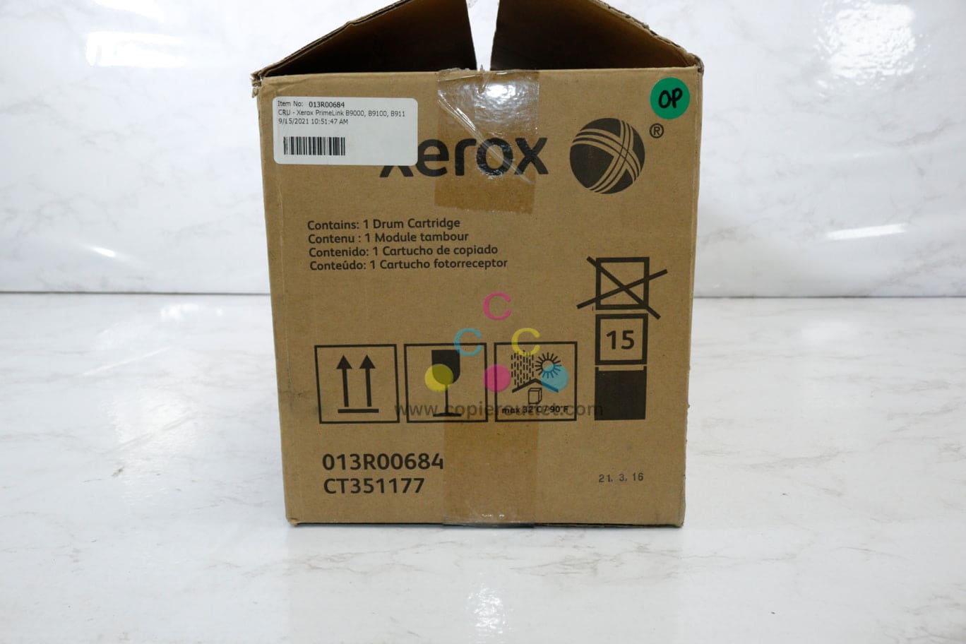 Open Genuine Xerox PrimeLink B9100 B9110 B9125 B9136, 013R00684 Drum Cartridge