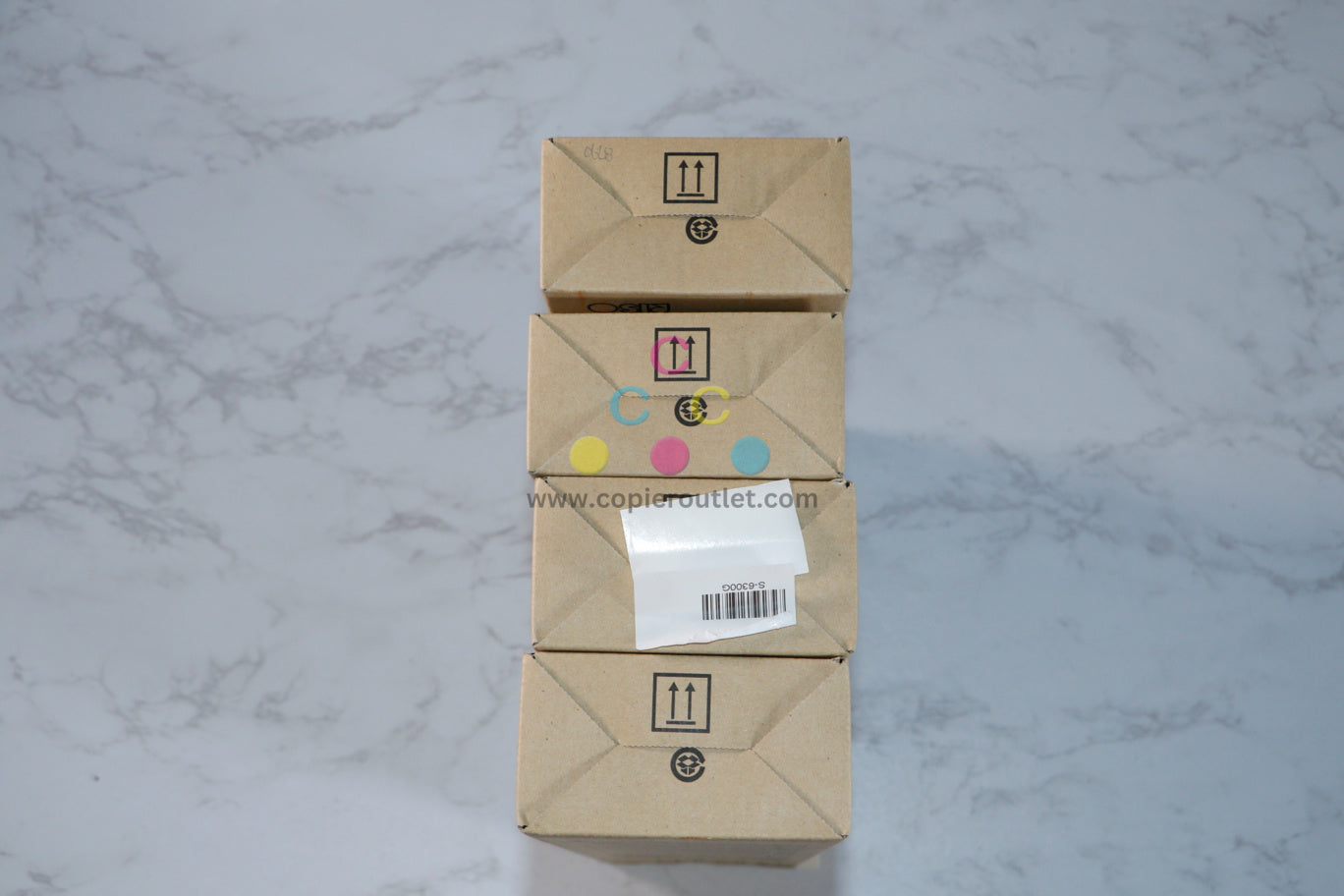 4 Genuine Riso ComColor 1000, 3010,3050 MMKK Ink Cartridges Set S-6300G/S-6302G