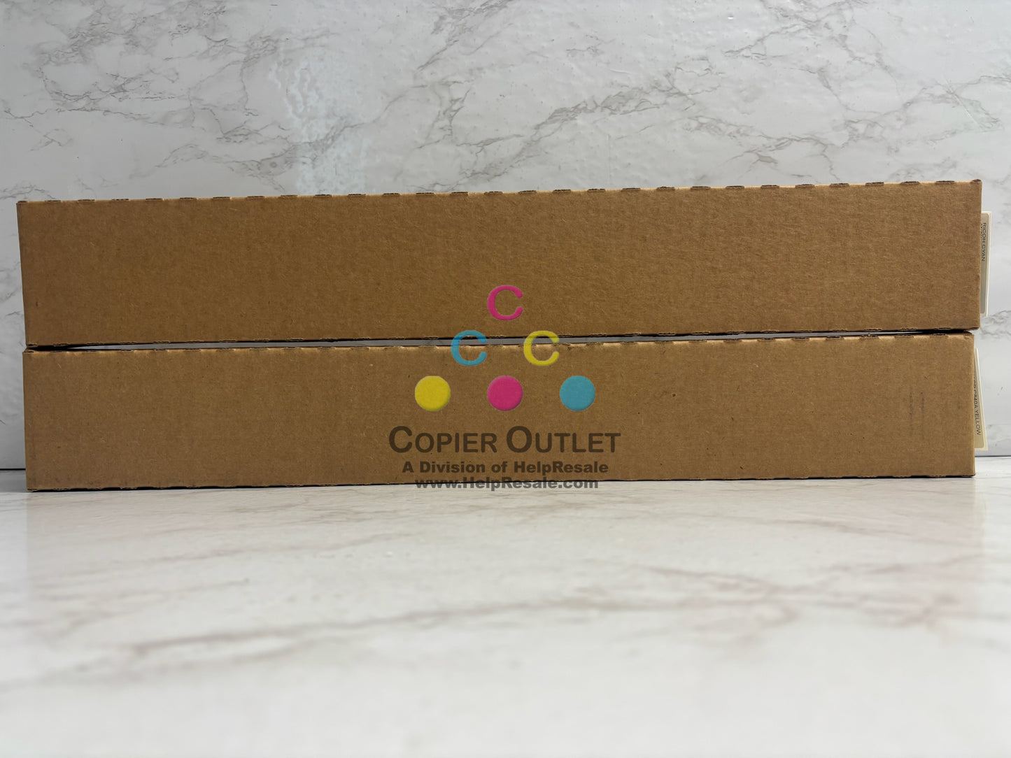 2 Genuine Ricoh SP C840A, C842 Cyan & Yellow Toners 821258, 821256 Same Day Ship