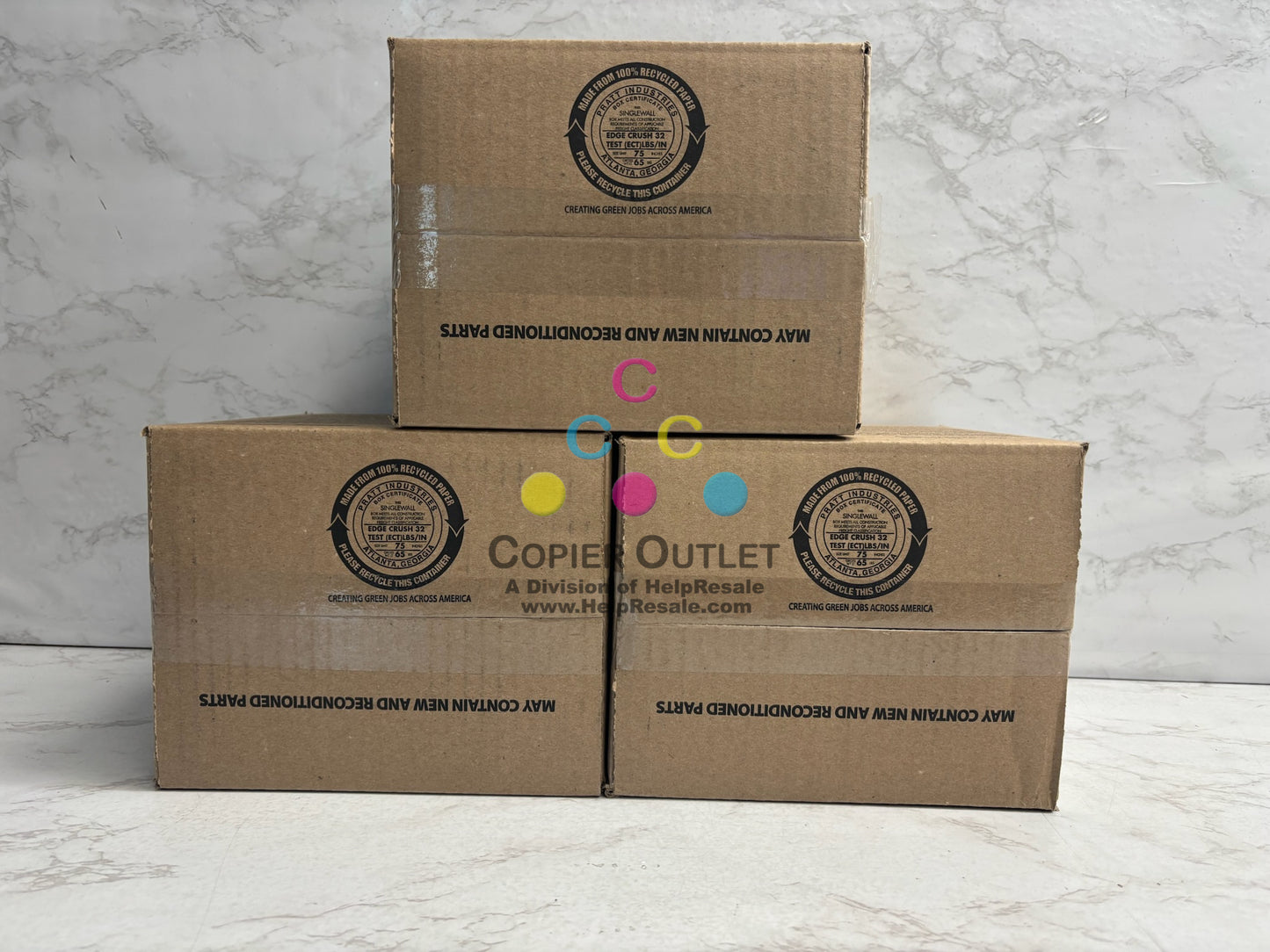 3 Genuine Ricoh C5200, C5210 CYK Toners 828425, 828423, 828422 (No Magenta)