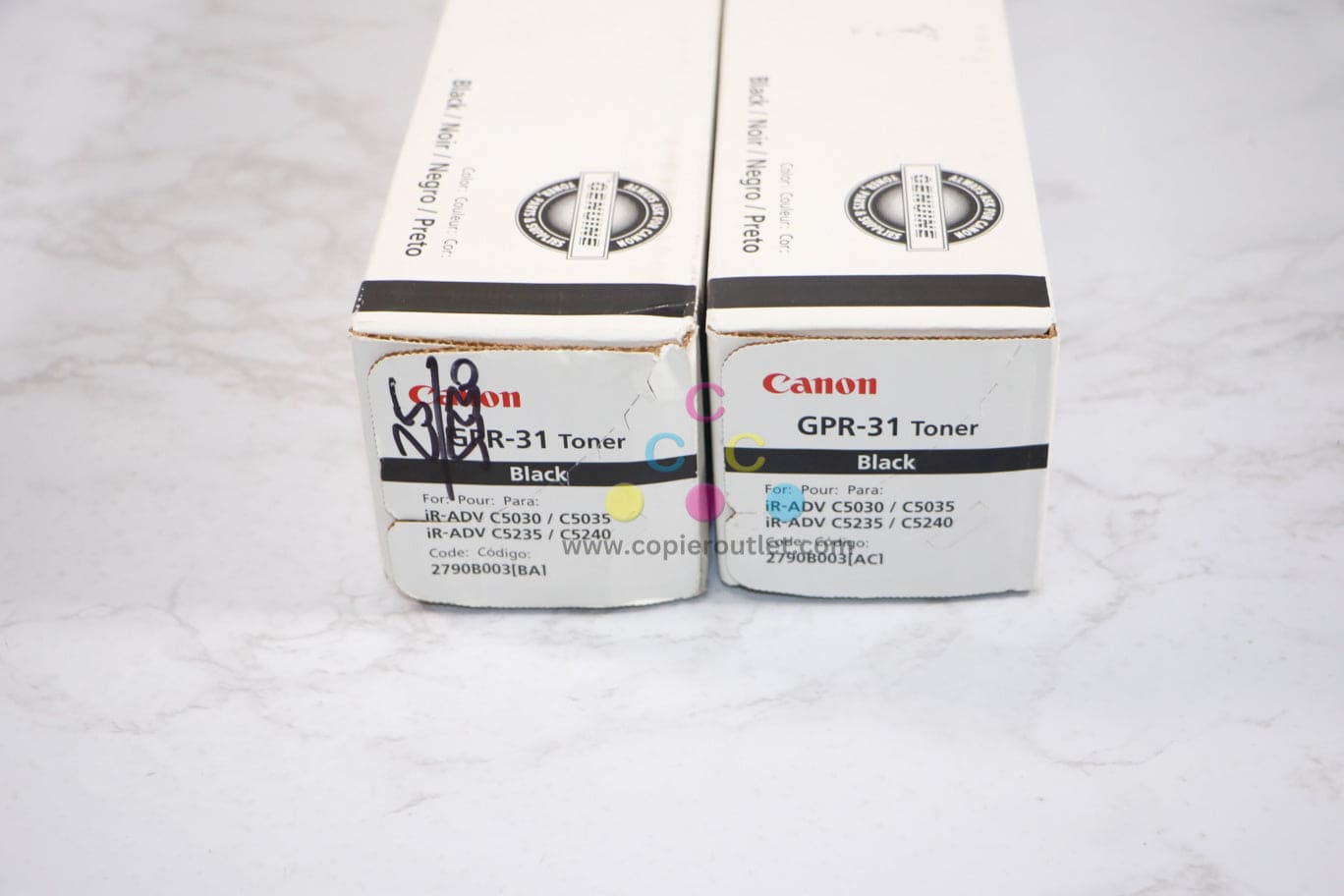 Lot Of 2 Genuine Canon GPR-31 K Toner Cartridges iR ADV C5030 C5035 C5235 C5240!