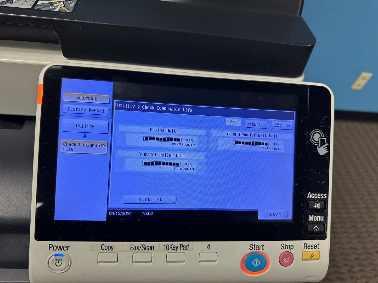 Demo Konica Minolta Bizhub C308 Color Copier Printer Scan Fax Only 10K Use