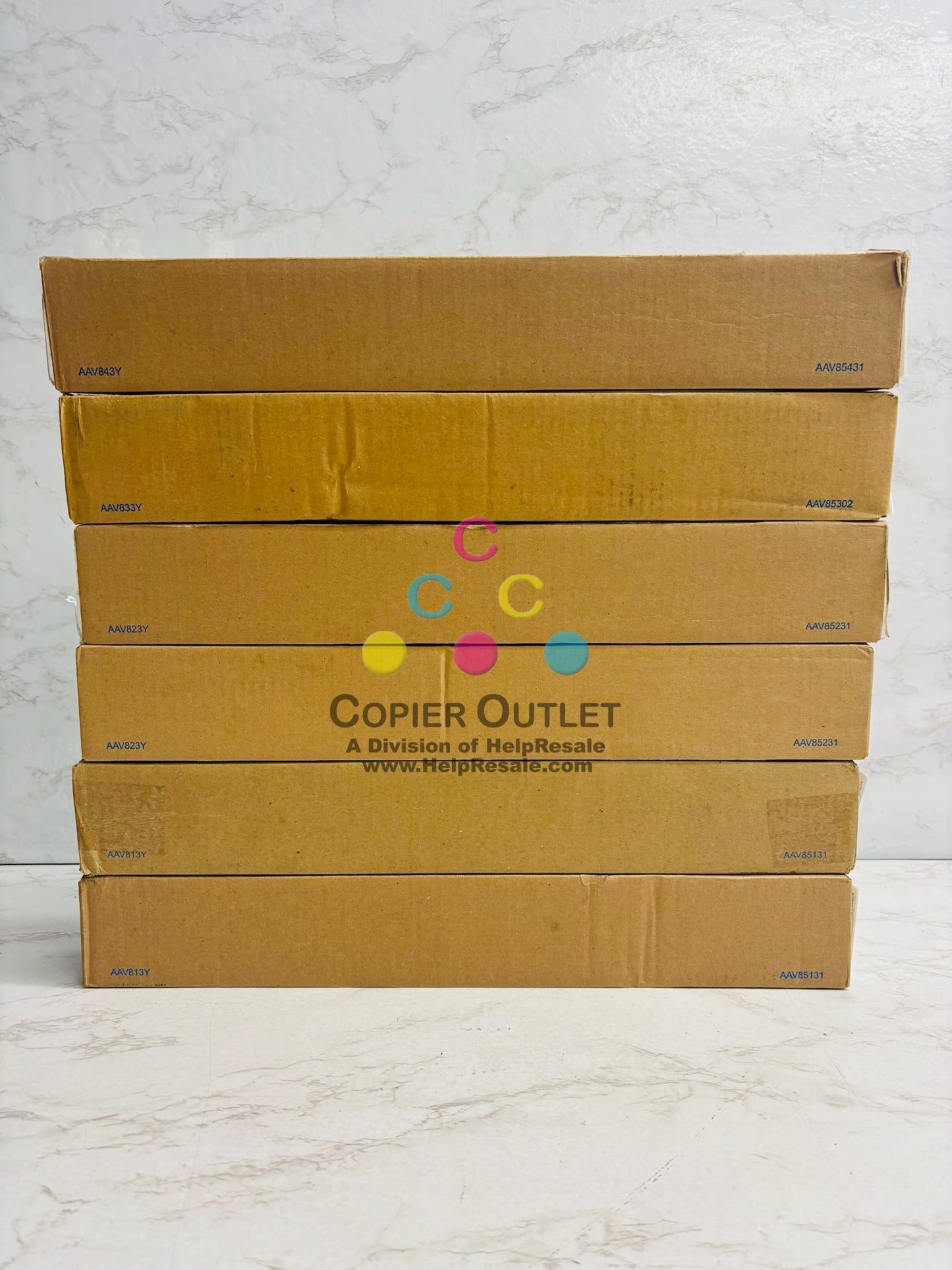 6 Cosmetic Genuine Konica Minolta BH C250i,C251i,C300i CMYYKK Toners TN328