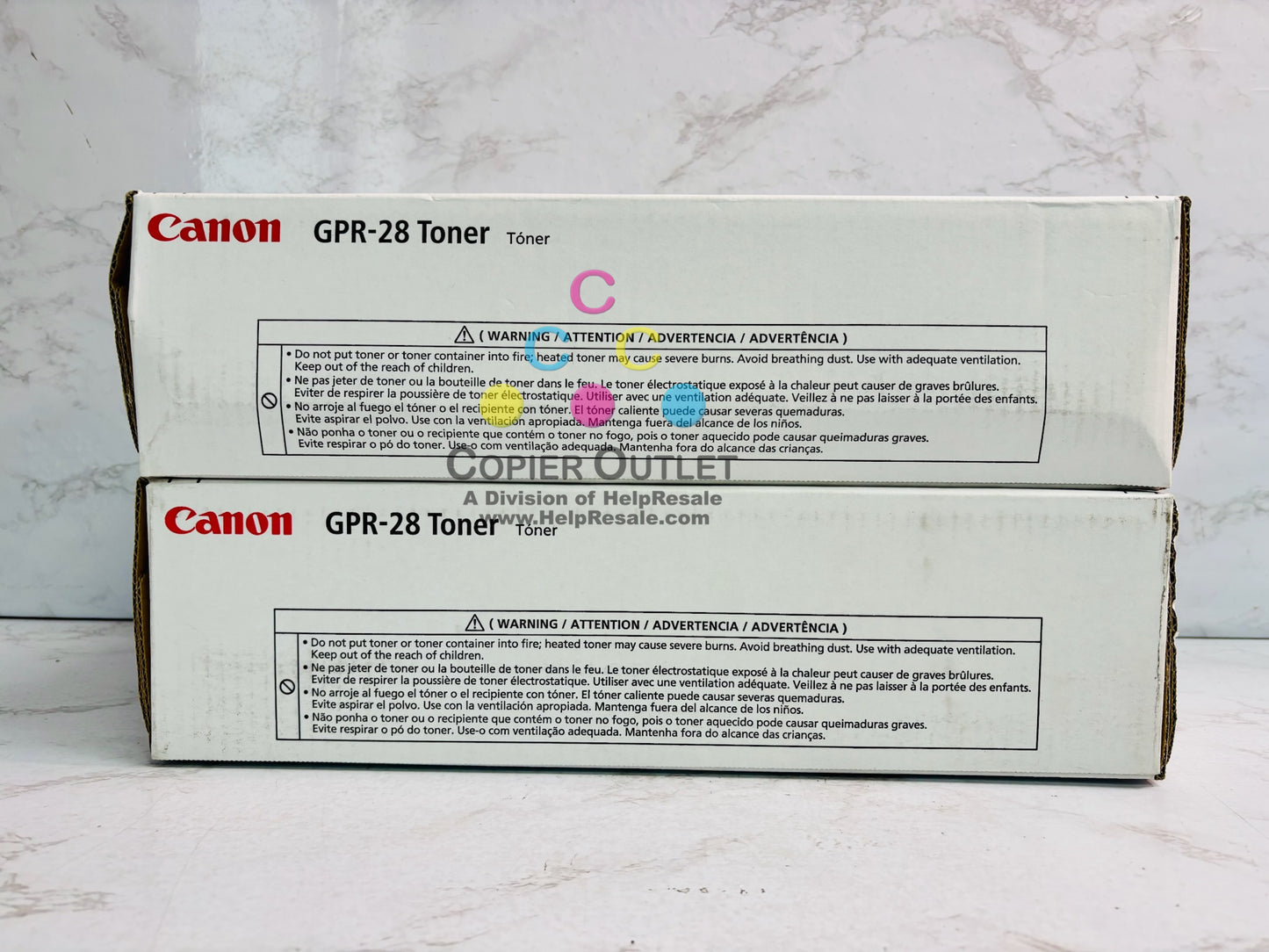 2 New Genuine Canon C1022,C1030 Magenta Toners GPR-28 (Same Day Shipping)
