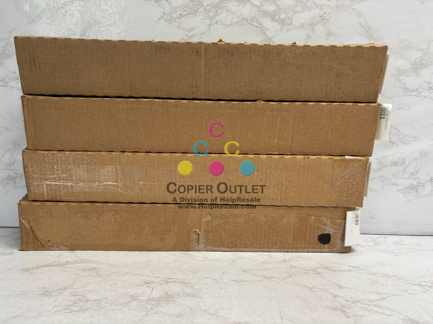 4 Genuine Ricoh IMC4500, C6000 MYKK Toners 842279, 842280, 842281 (No Cyan)