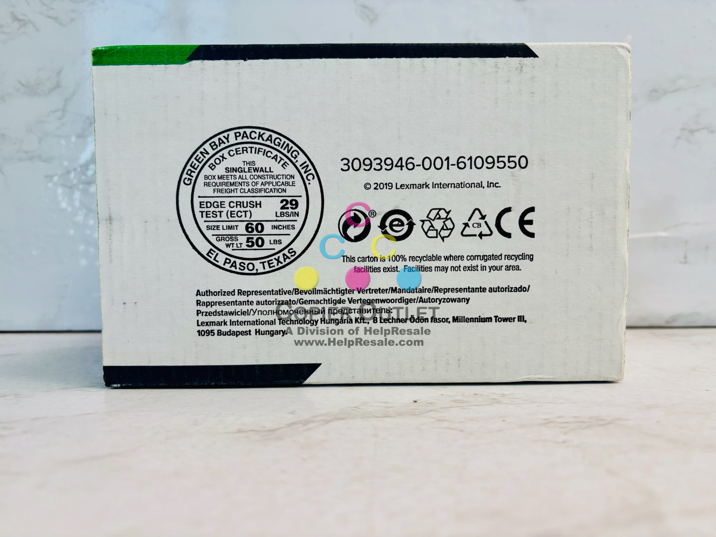 Genuine Lexmark CX735adse,CX737adzse Yellow Return Program Toner 81C1XY0