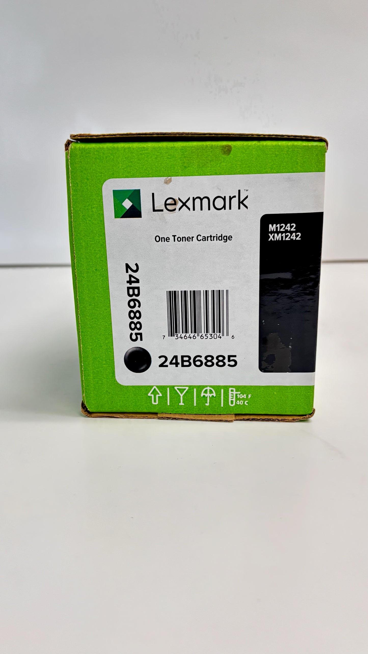 New Genuine Lexmark M1242, XM1242 Black Toner 24B6885 Same Day Ship
