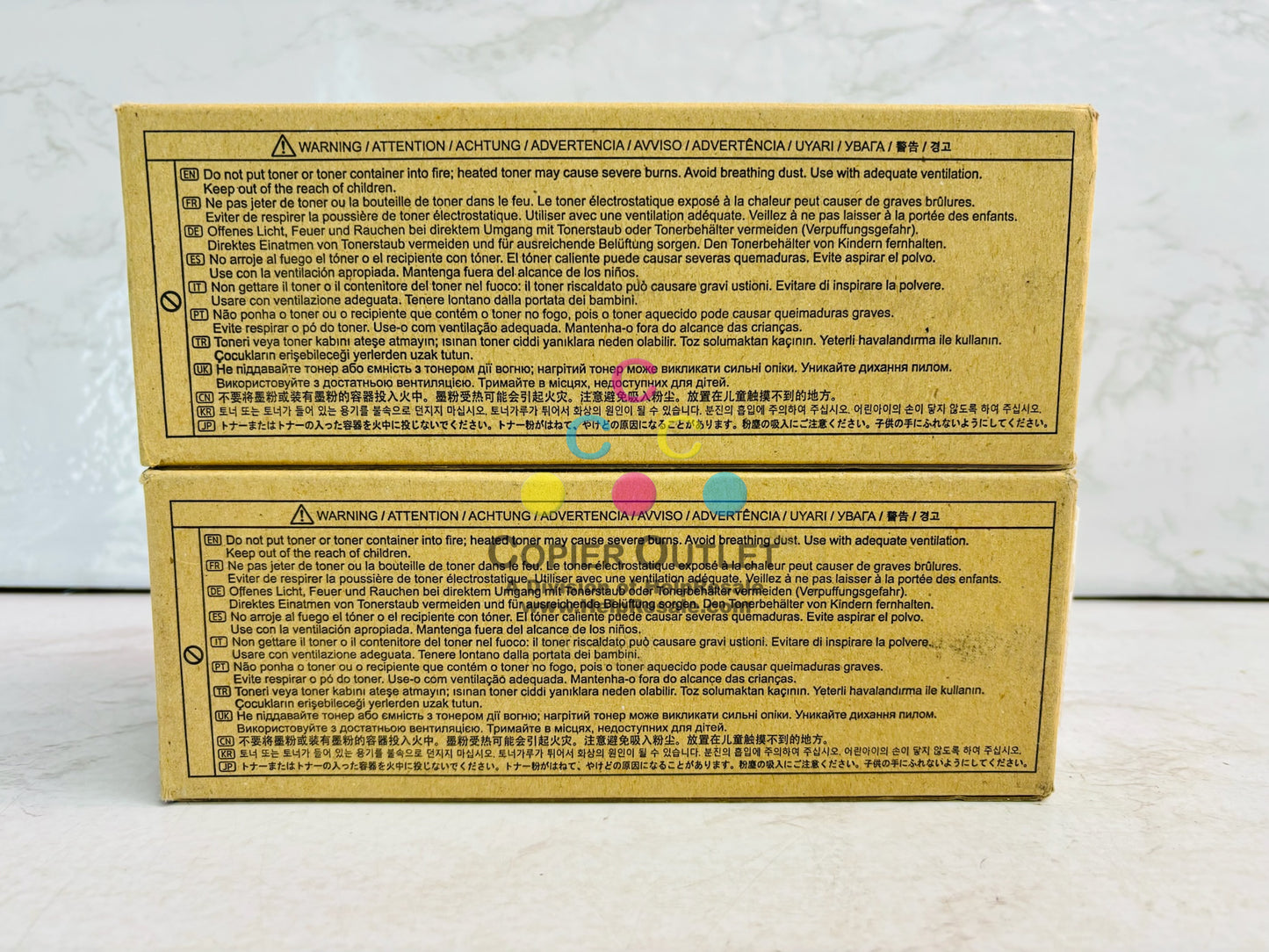 2 Genuine Canon imagePress V1350 Magenta & Yellow Starter 5920C001,5921C001 MY