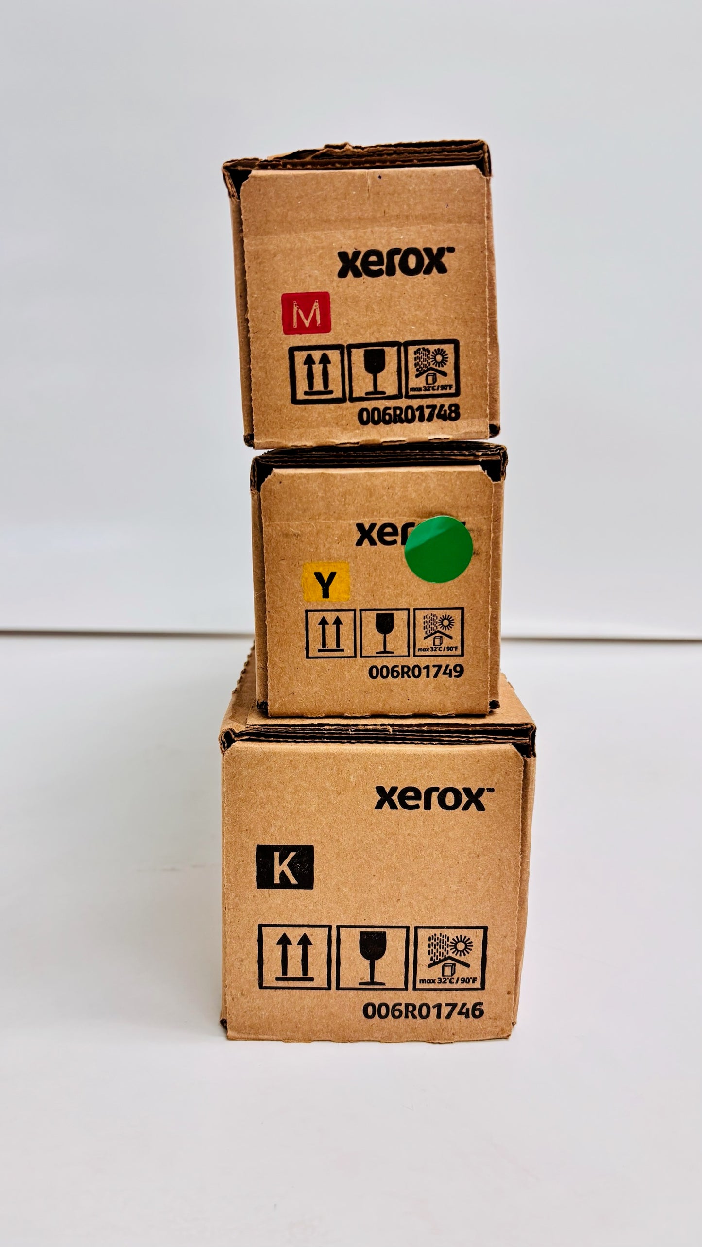 3 OEM Xerox AltaLink C8130,C8135 Mag, Yellow & Black Toners 006R01746,1748,1749