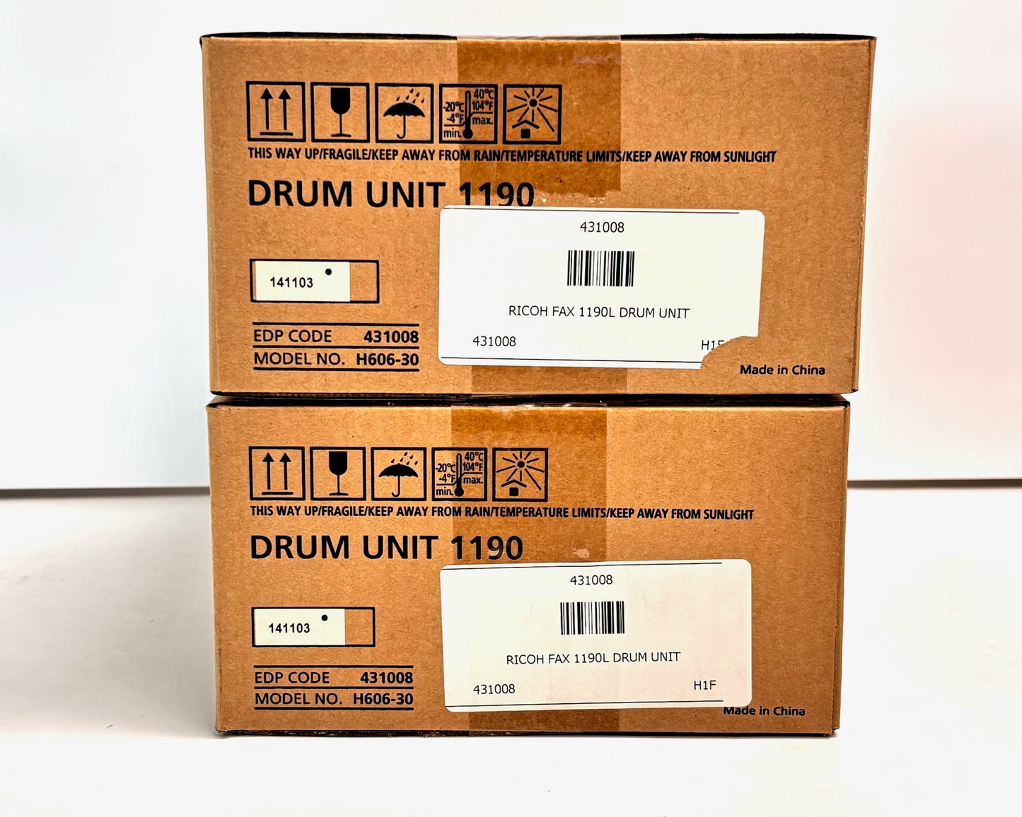 2 New Genuine Ricoh Fax 1190 Drum Unit 431008, 1190, H606-30 Same Day Ship