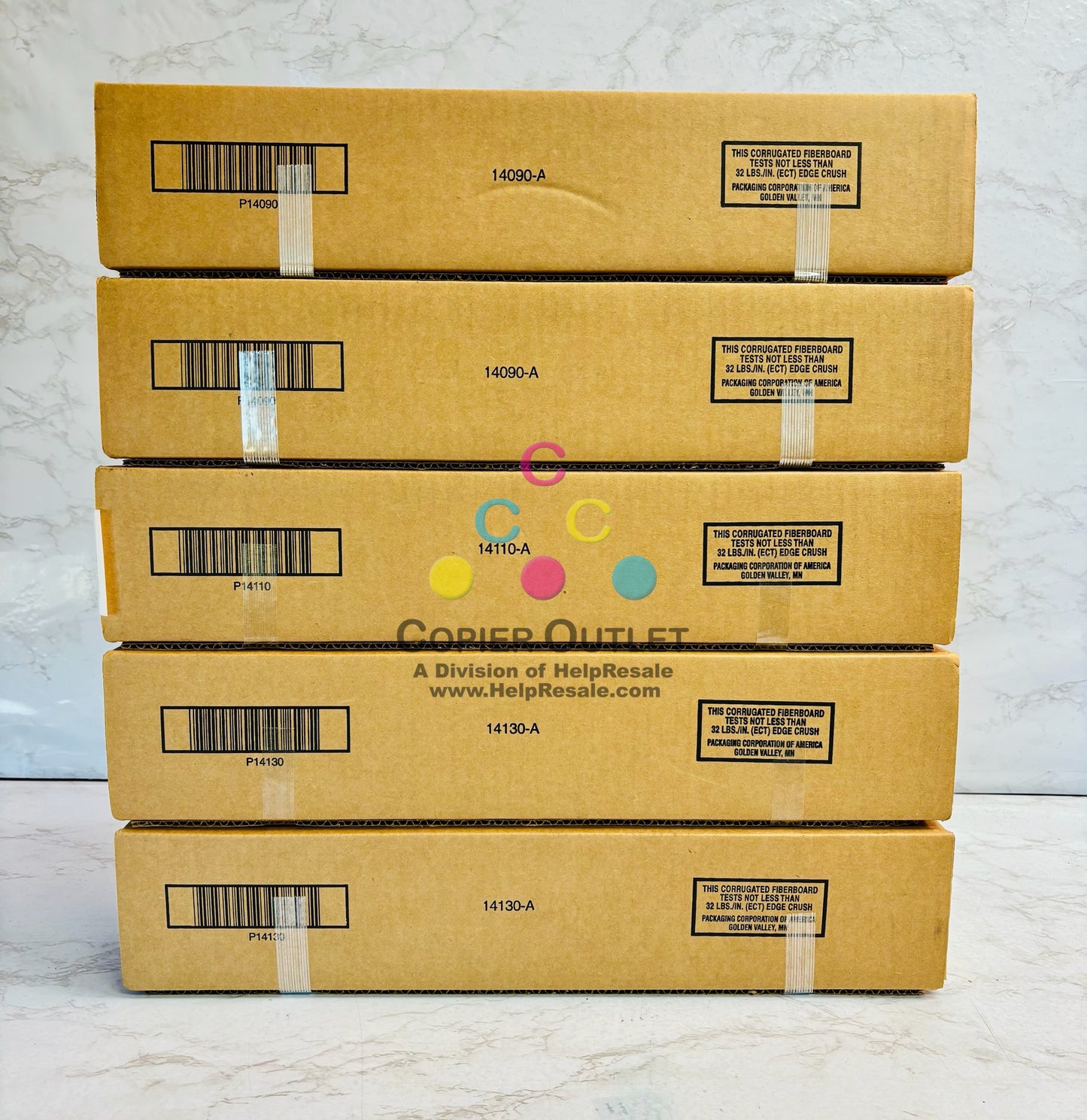 5 OEM Toshiba eStudio 2515AC,3015AC Cyan, Magenta & Yellow Toner T-FC415U CMY