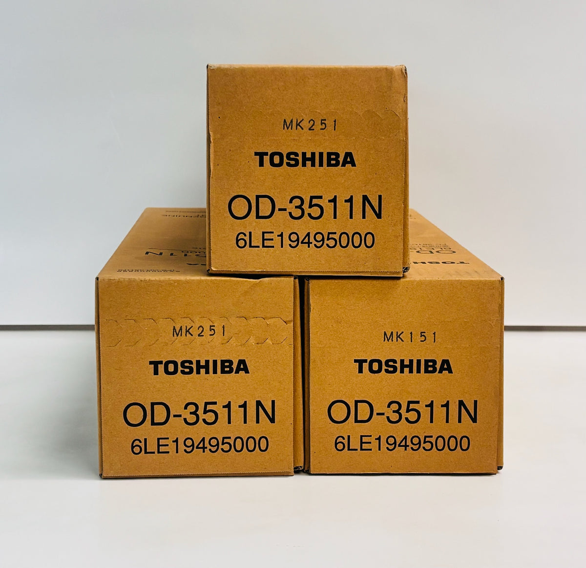 3 Genuine Toshiba eStudio 281C,451C Black Drum OD-3511N, 6LE19495000