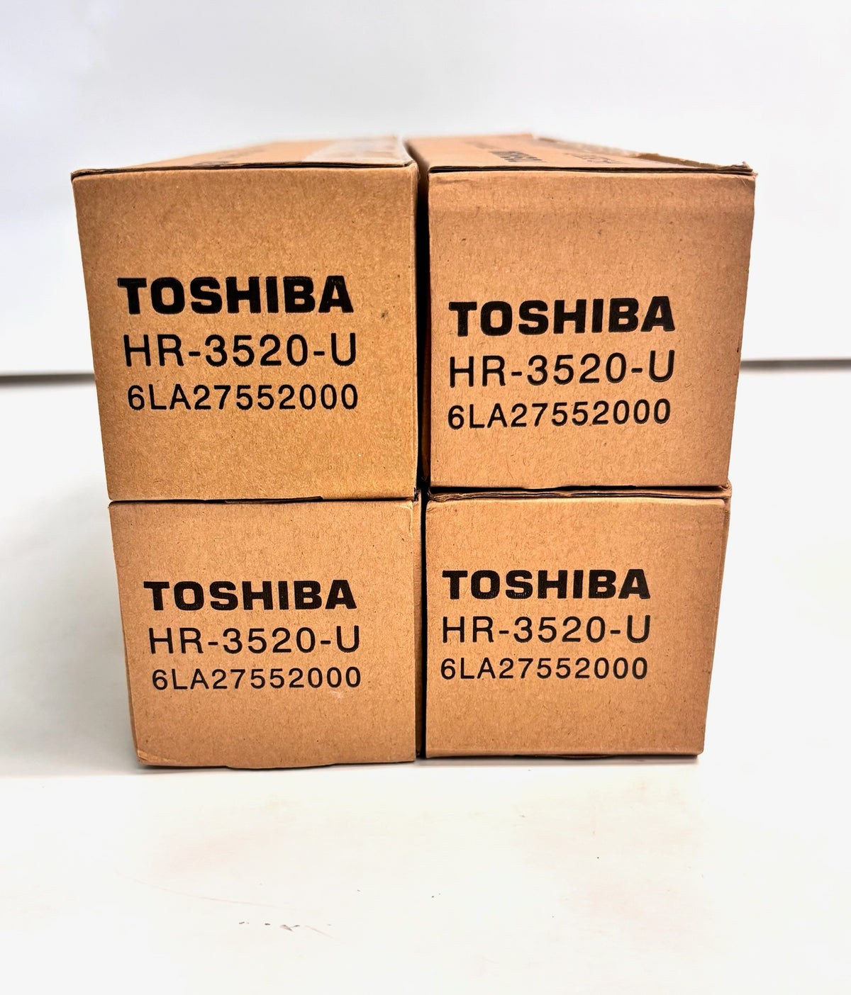 4 Genuine Toshiba 350, 352 Upper Fuser Rollers HR-3520-U, HR3520U, 6LA27552000