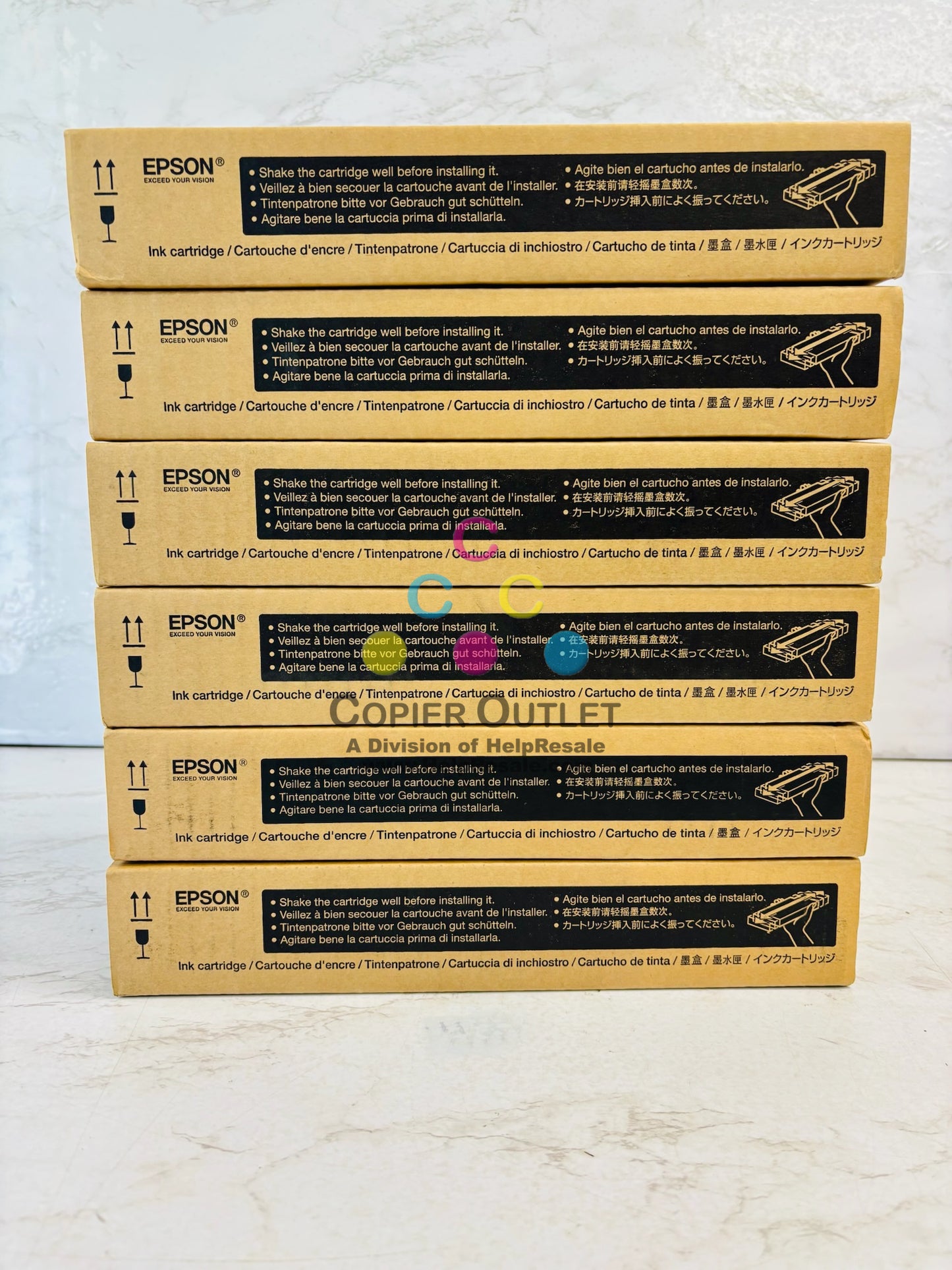 6 Genuine Epson P6000,P7000 Cyan,LM,LK,PK Inks T8241,T8245,T8246,T8249 2020-24