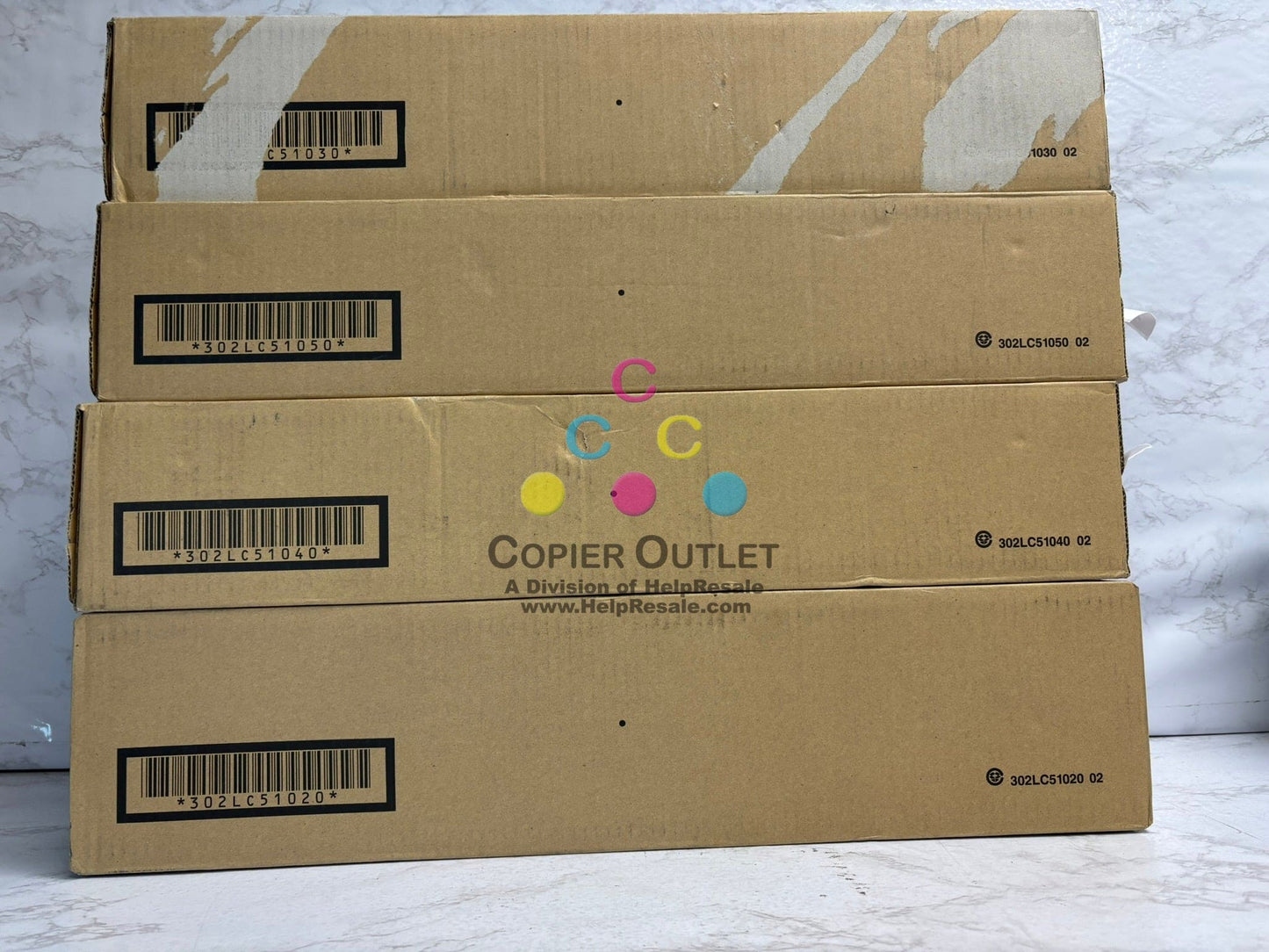 4 OEM Kyocera TASKalfa 3050ci,3051ci Toners TK-8309C,TK-8307M,TK-8309Y,TK-8307K