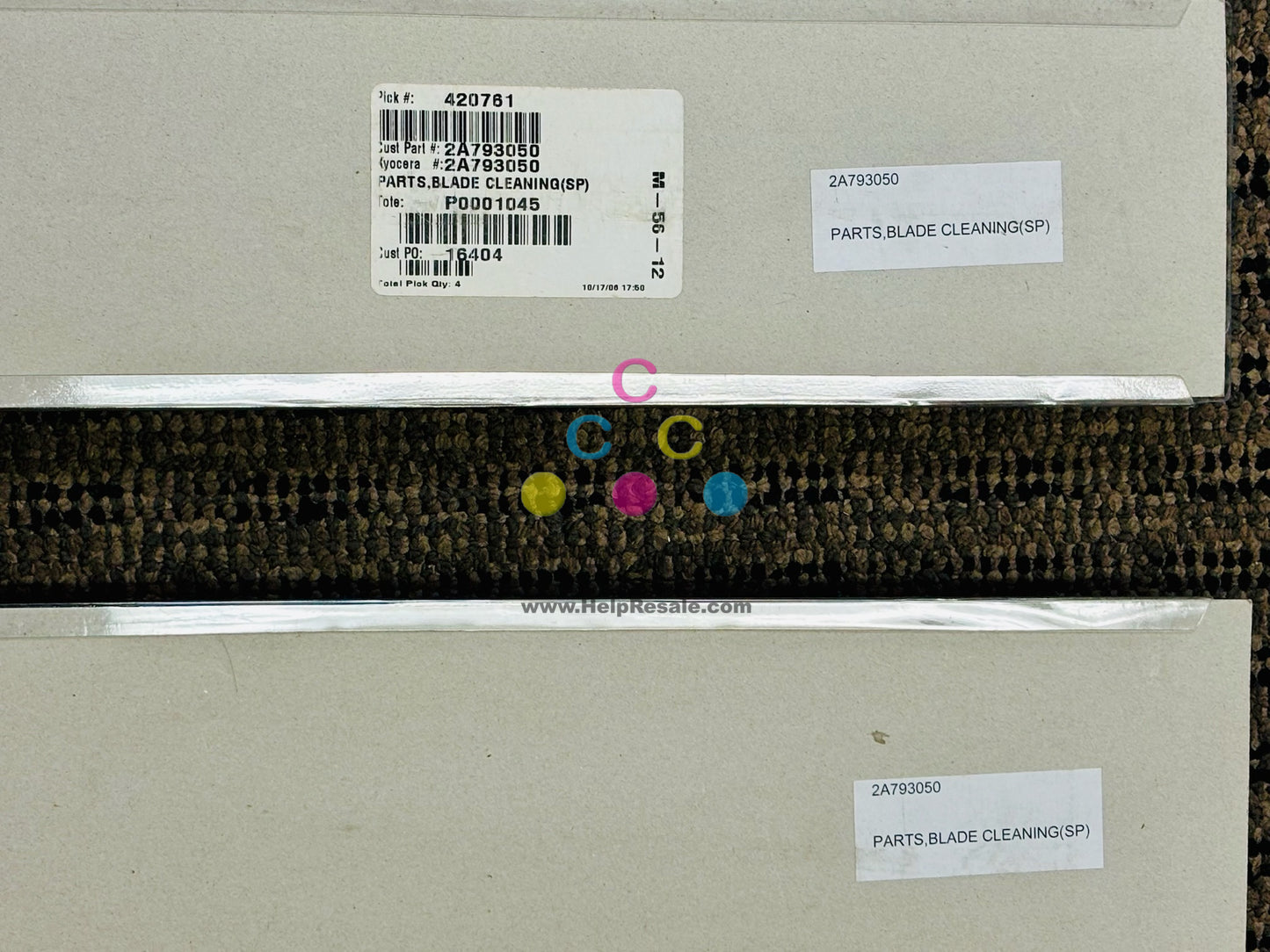 2 Genuine Kyocera Blade Cleaning (SP) 2A793050