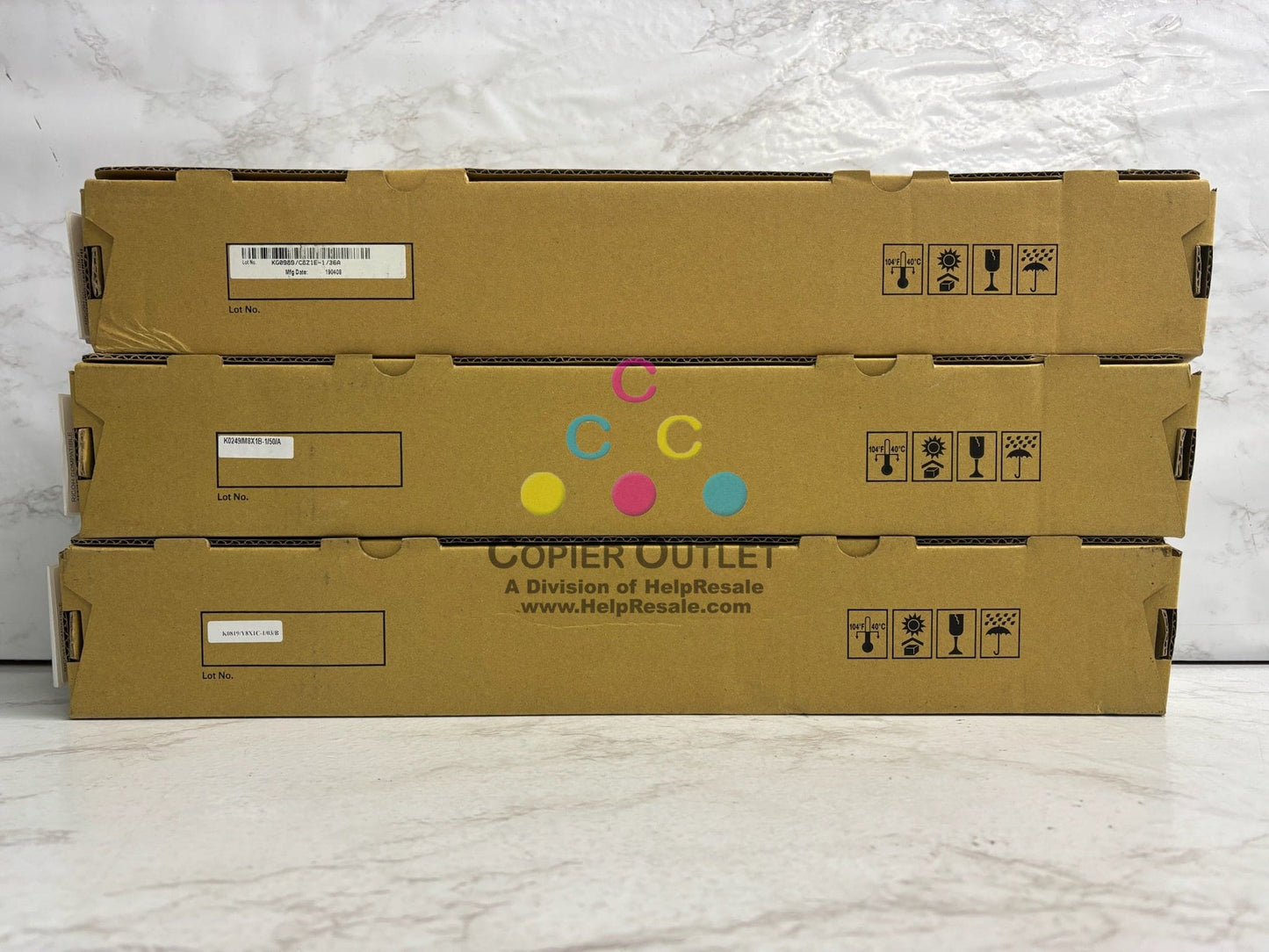 3 Katun Compatible Ricoh MPC6003,C4503,C5503,C6004 CMY Toners 841850,51,52