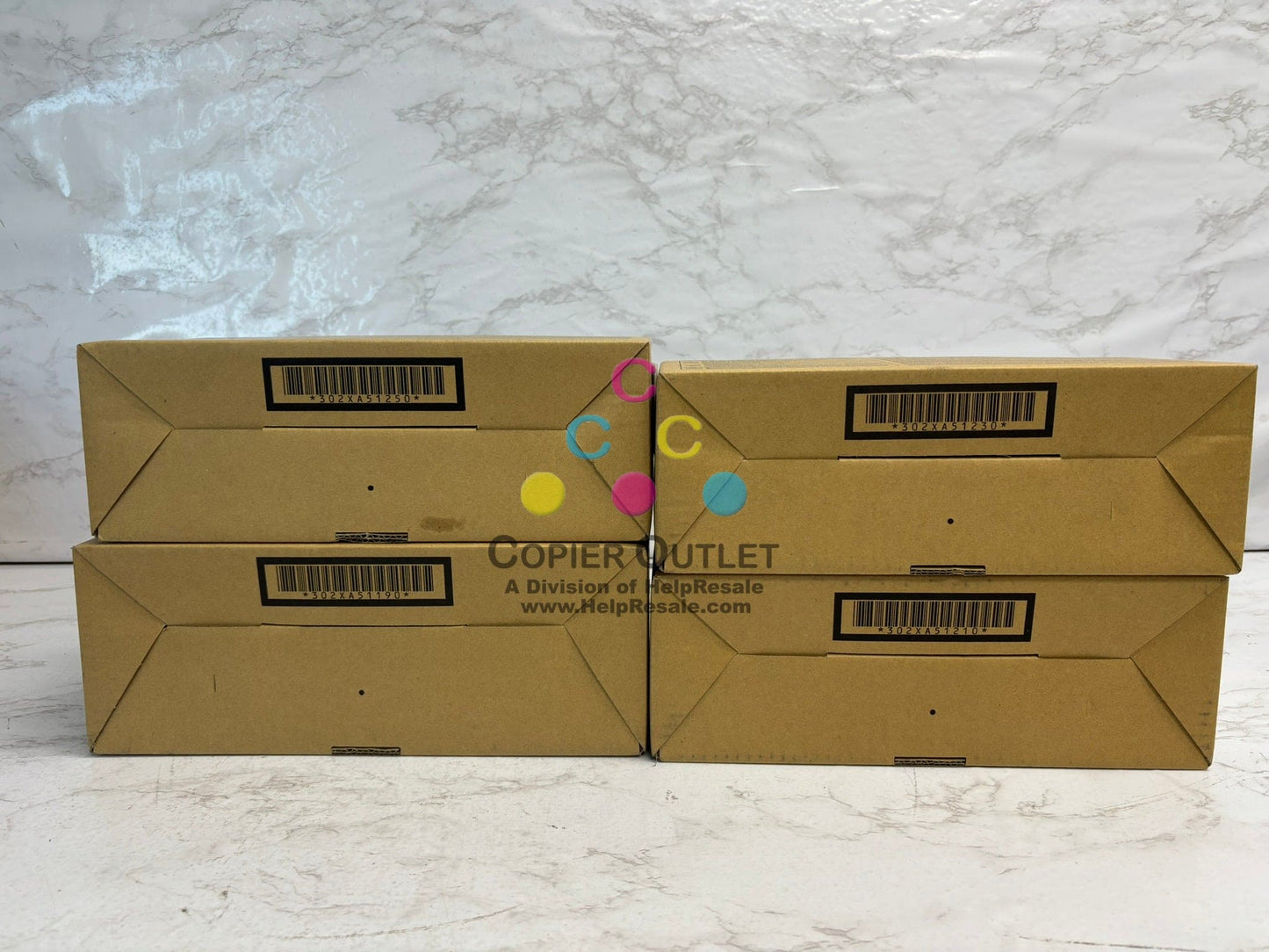 4 Genuine Ricoh Savin Lanier P C600 CMYK Toners 408310,408311,408312,408313