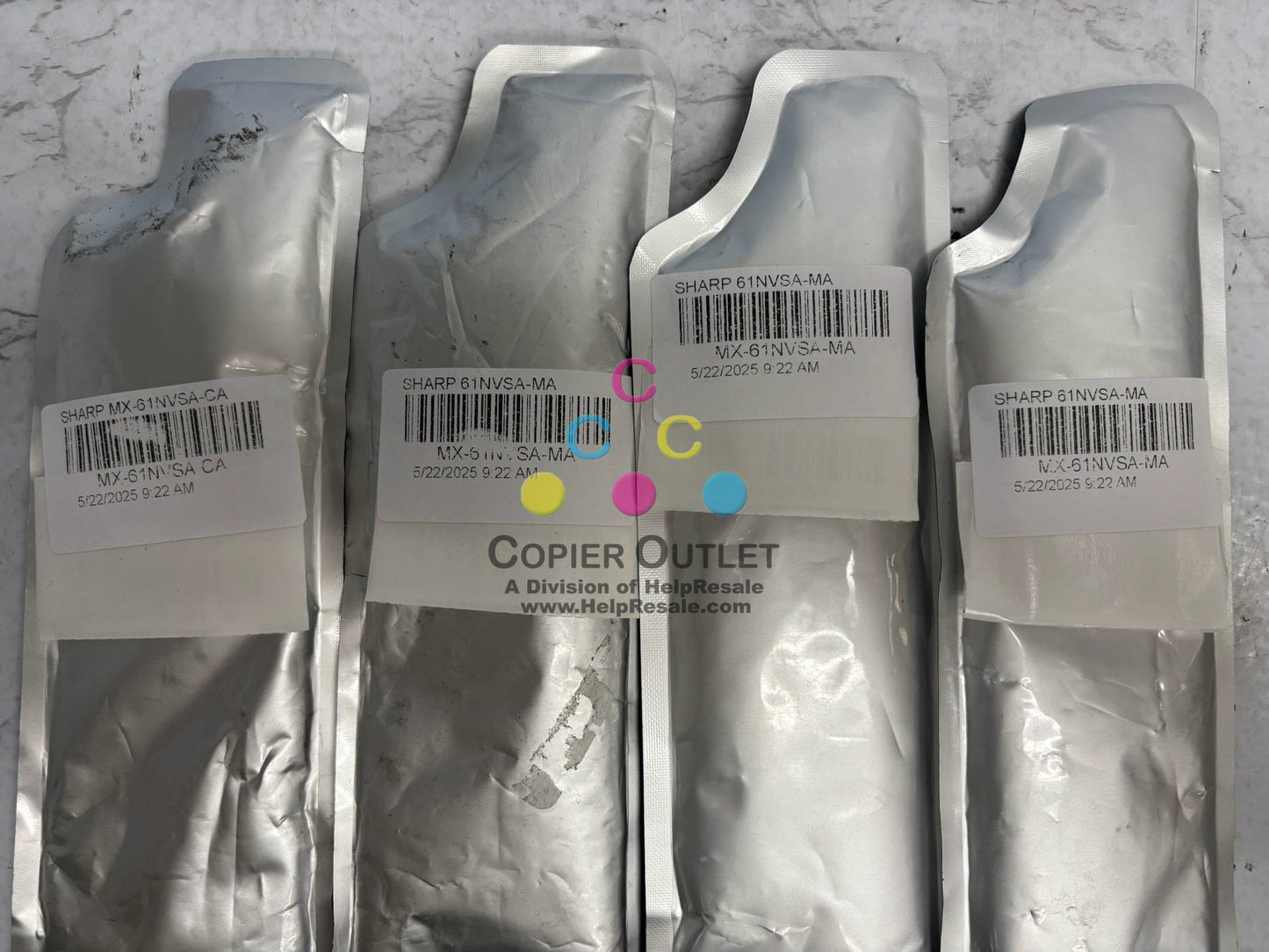 4 New OEM Sharp MX-2630N,MX-2651 CMMM Developers MX-61NV-SA, MX61NVSA