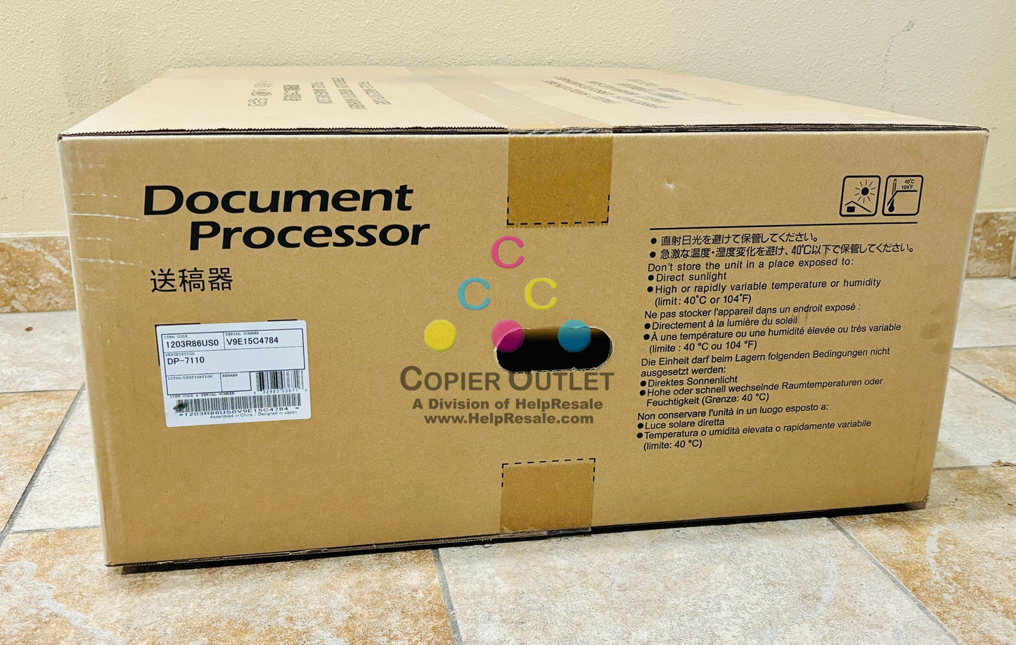 Genuine Kyocera 3252ci 3253ci 4052ci Document Processor DP-7110, Local Pick UP
