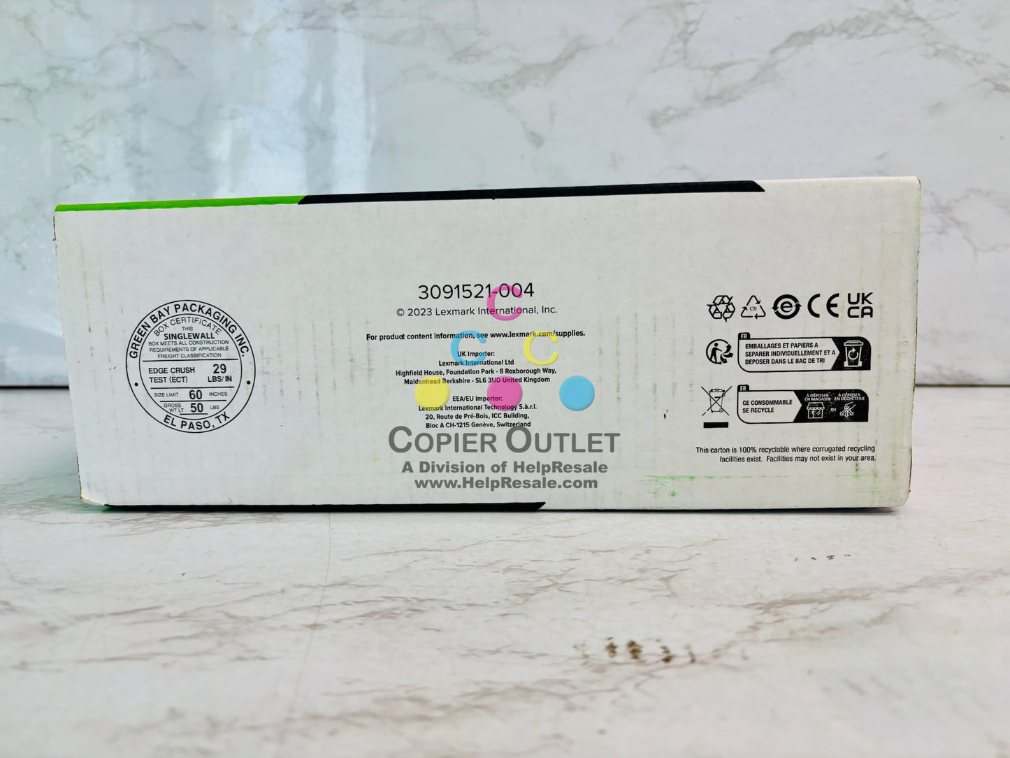 Genuine Lexmark M1246 XM1246 Black Toner Cartridge 24B6886