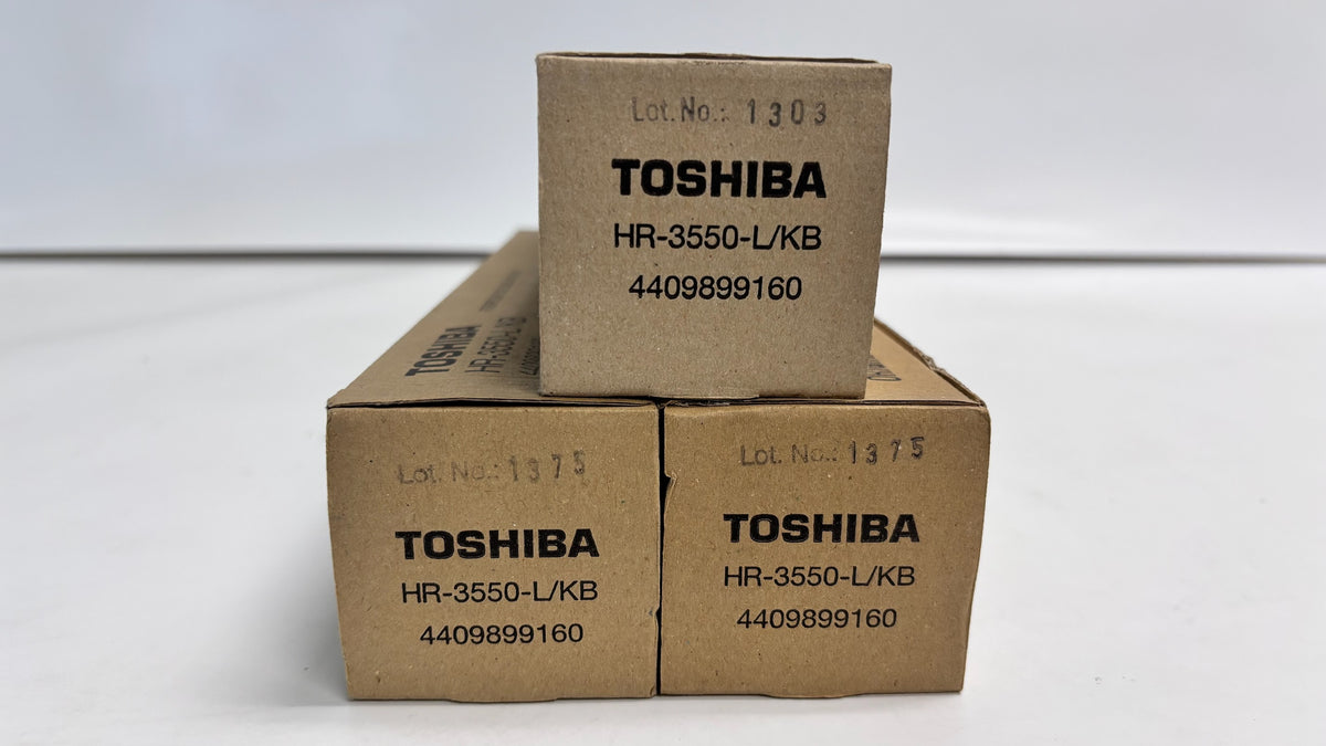 3 Genuine Toshiba 3220, 3550, 4010 Lower Pressure Roller HR-3550-L/KB, HR3550L/KB, 4409899160