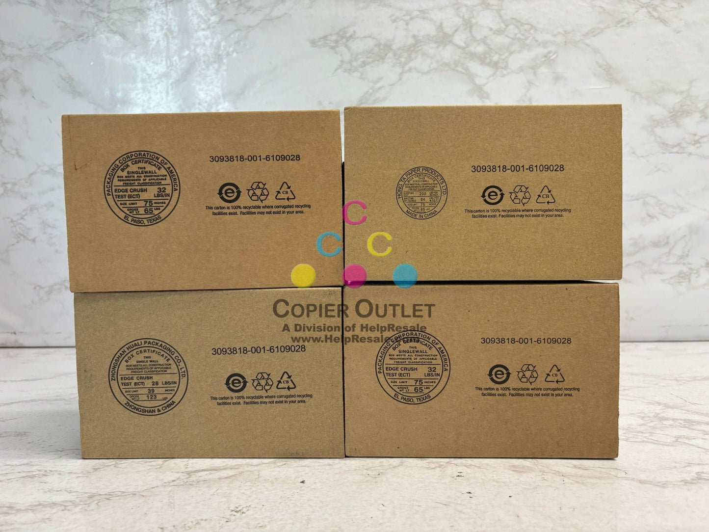 4 New Genuine Sharp MX-C407F, MX-C507F CMYK Toners MX-C50T, MXC50T