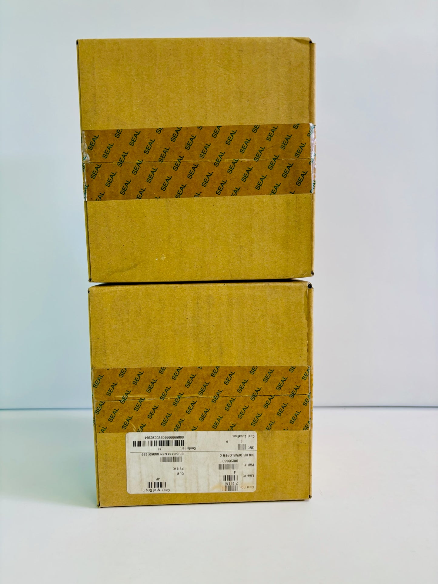 2 Genuine Ricoh Aficio MP C2800, C2800SPF Cyan Developer D023-9660, D0239660