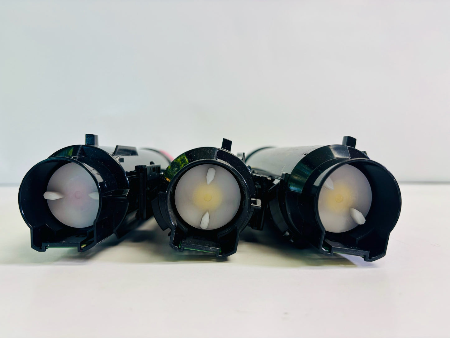 3 Open OEM Xerox Phaser 6510, 6515 MYY Metered Toner 106R03490, 106R03491
