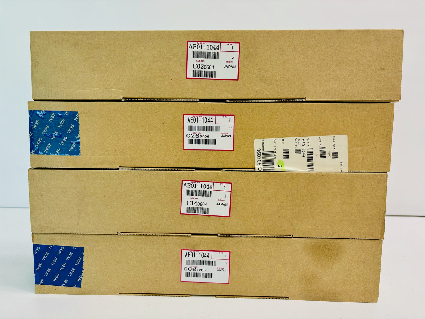 4 Genuine Ricoh Aficio MP 9001, 9001SP Hot Roller AE01-1044, AE01044