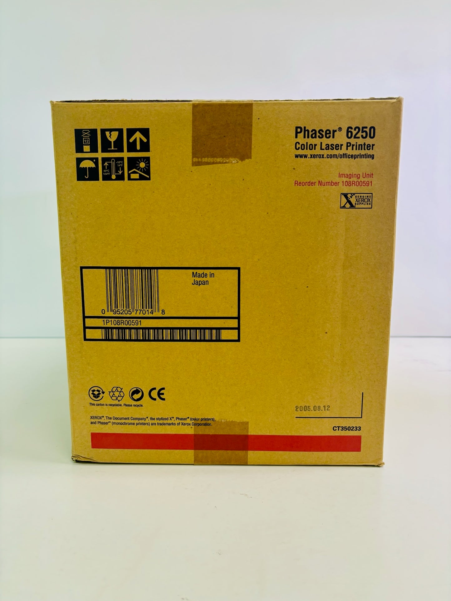 Genuine Xerox Phaser 6250B, 6250DP Imaging Unit 108R00591