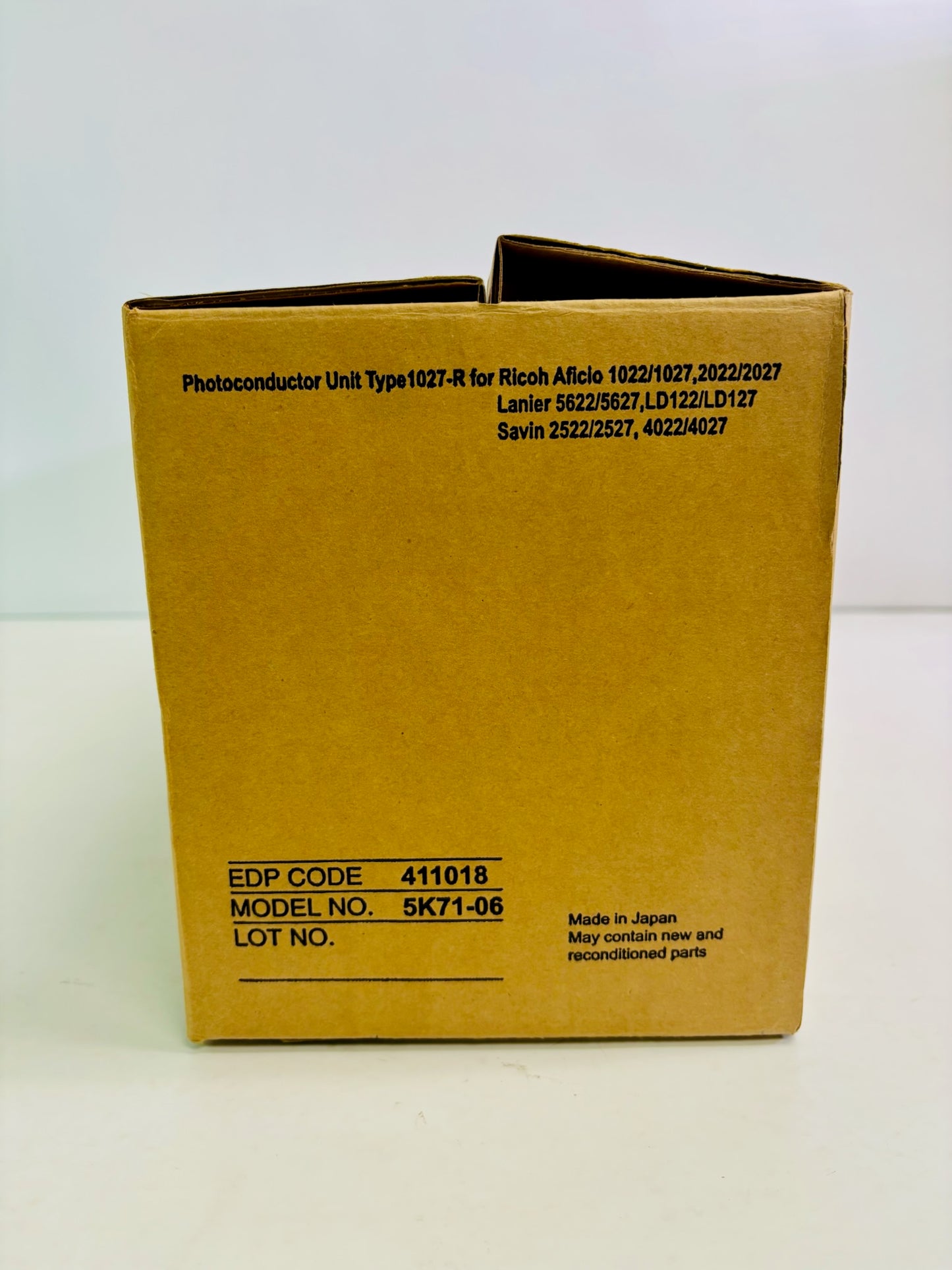 Open Genuine Ricoh Aficio 1022, 1027 Black PhotoConductor Kit Type 1027-R, 411018