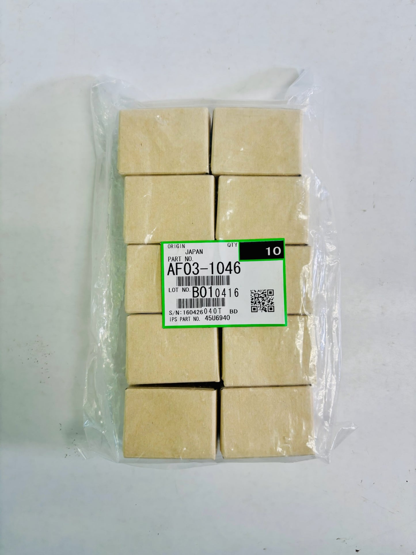 10 Pk Ricoh Aficio 2035, 2035E Bypass Manual Feed Roller AF03-1046, AF031046