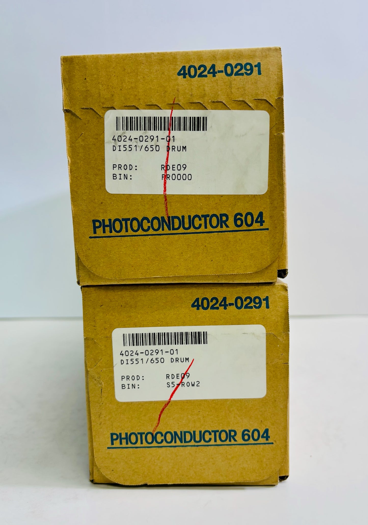 2 Genuine Konica DI7210,DI5510,DI650 Photoconductor 604 (4024-0291, HGKA,010L)