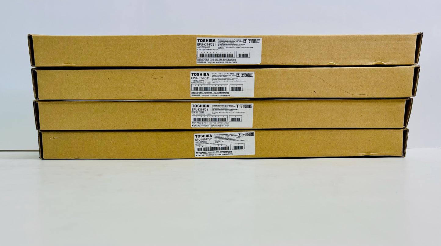 4 Genuine Toshiba e-STUDIO 2100C,211C Maintenance EPU-Kit-FC31, 44218970000