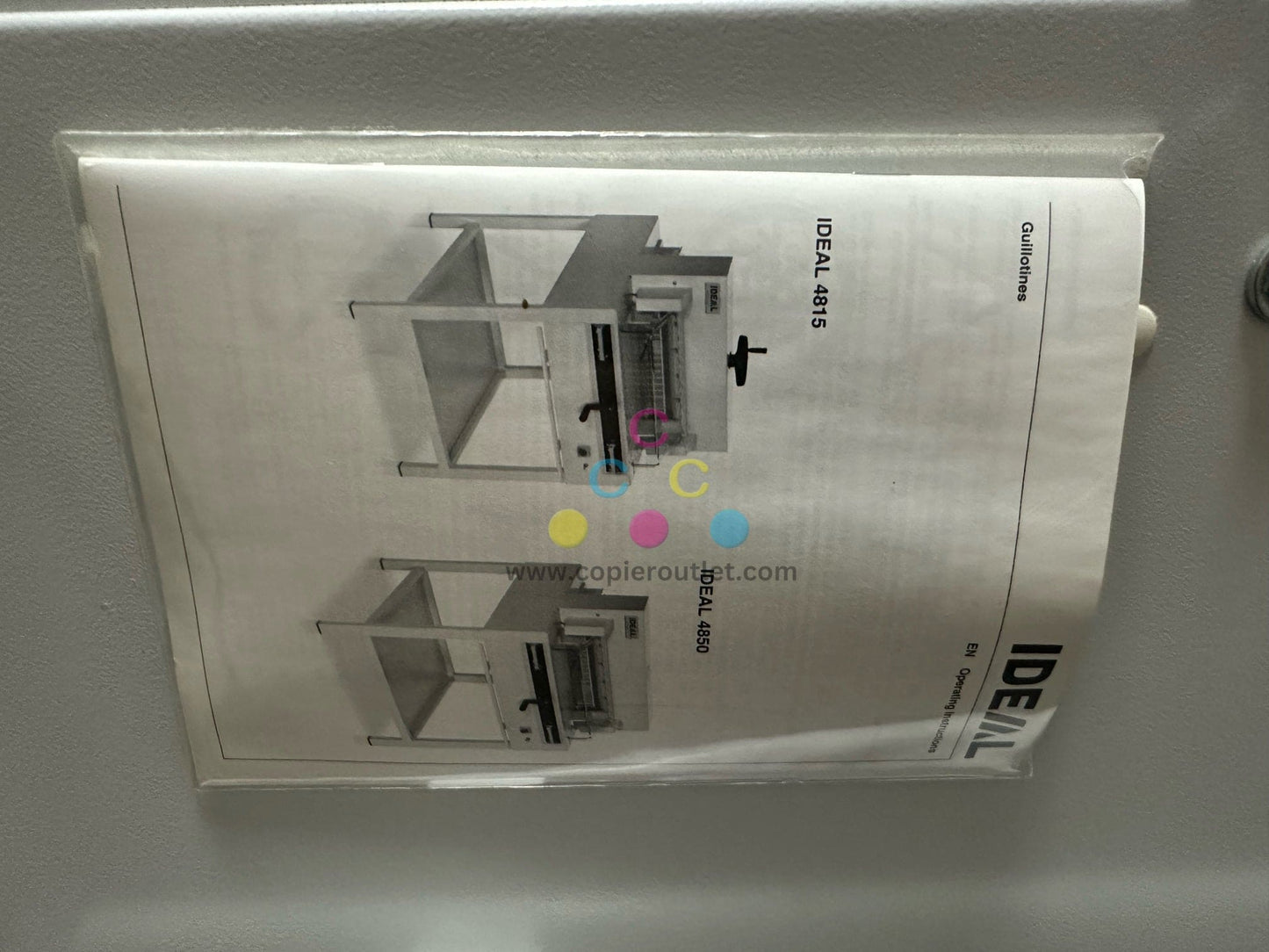 Slightly Used Triumph 4815 Semi-Automatic 18.5" Paper Cutter Free Shipping