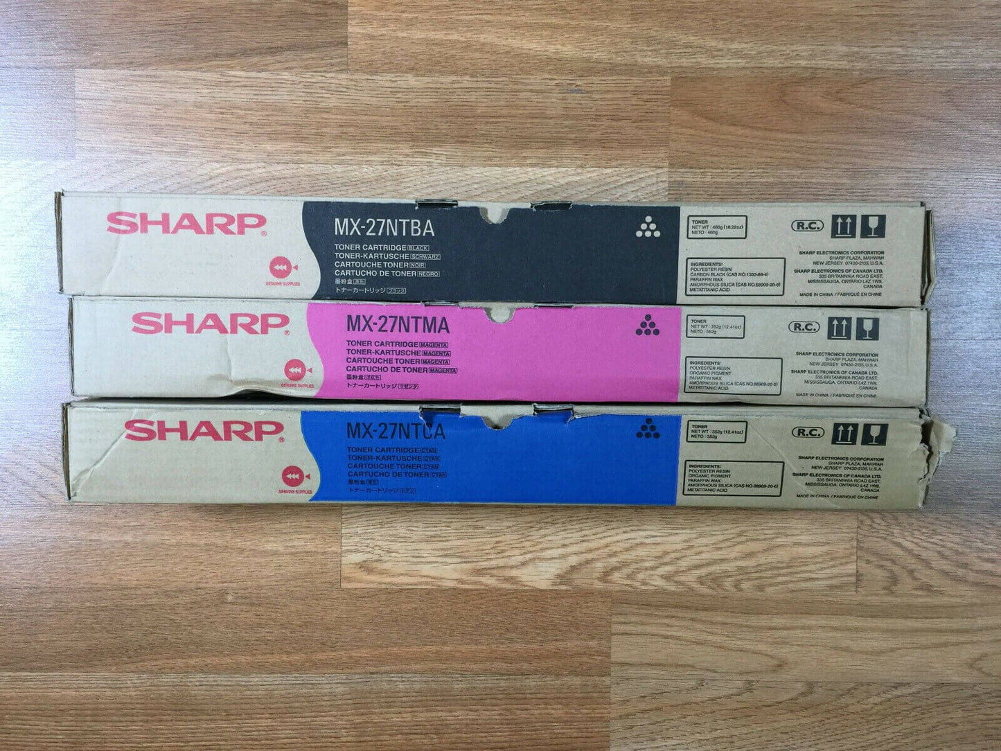Sharp MX-27NT CMK Toner Set - MX-2300 MX-2700 MX-3500 FedEx 2Day!! - copier-clearance-center