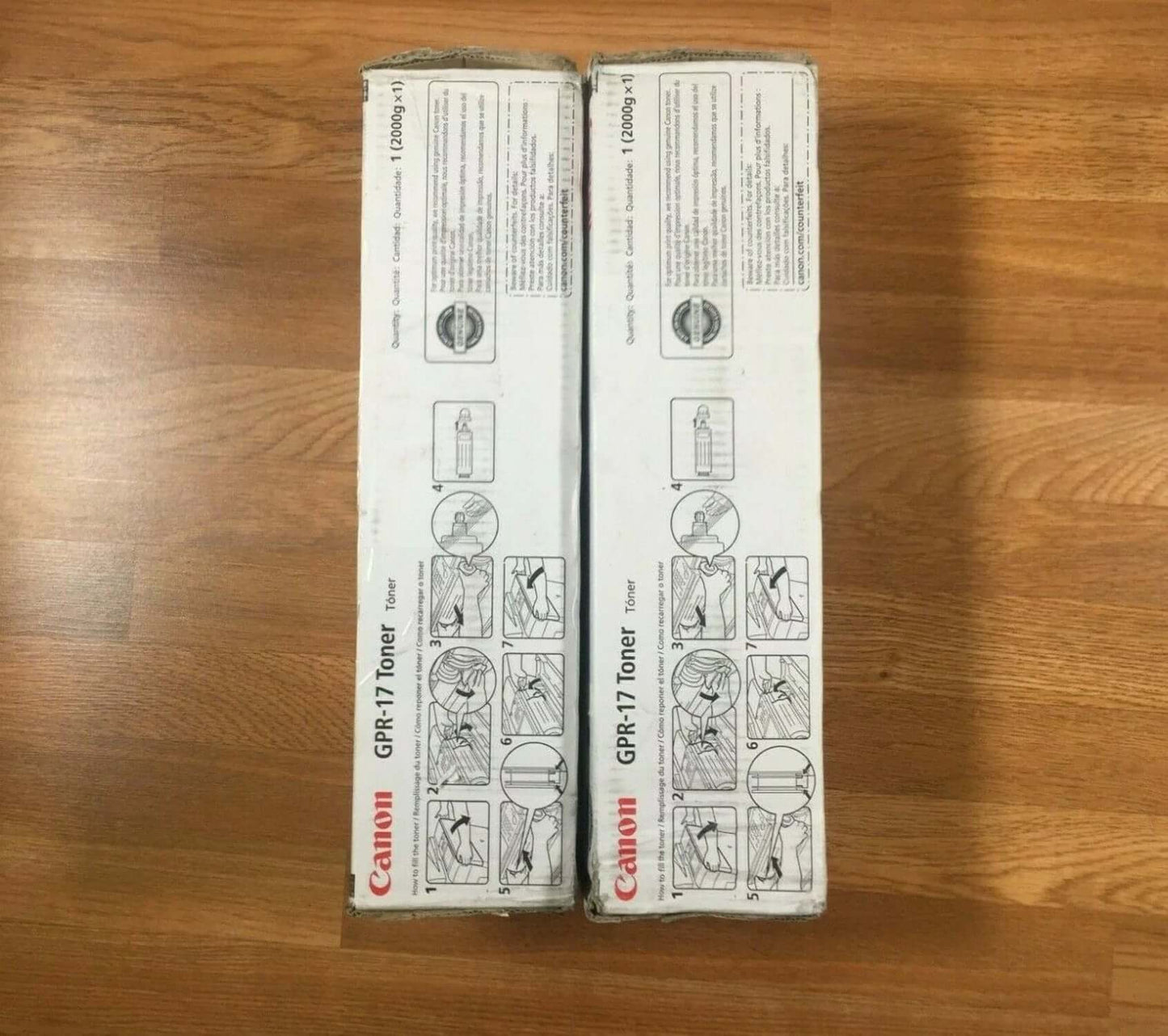 Lot of 2 Genuine Canon GPR-17 Toner For iR 5070-5570-6570 Same Day Shipping - copier-clearance-center