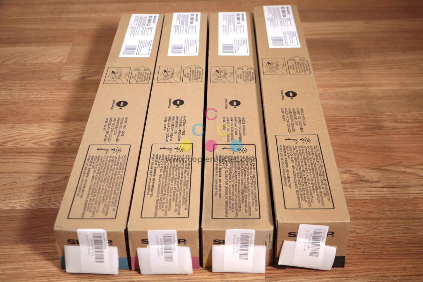 Sharp MX-36NT CMYK Toner Set MX- 2610N,2615N,2640N,3110N,3115N,3140N,3610N,3640N - copier-clearance-center