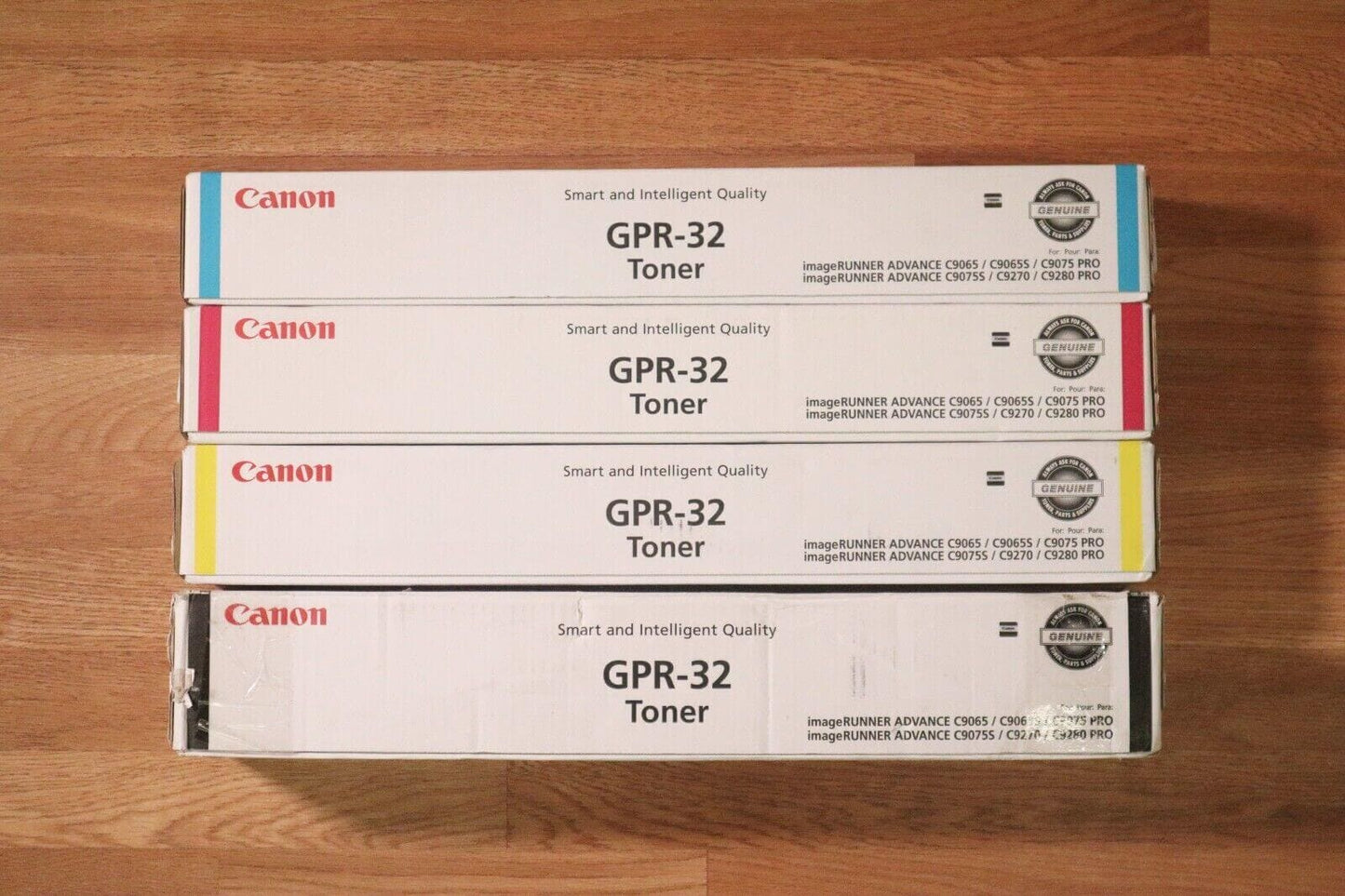Genuine Canon GPR-32 C M Y K Toner Set For iR ADV C9065/C9075/C9270/C9280 PRO - copier-clearance-center