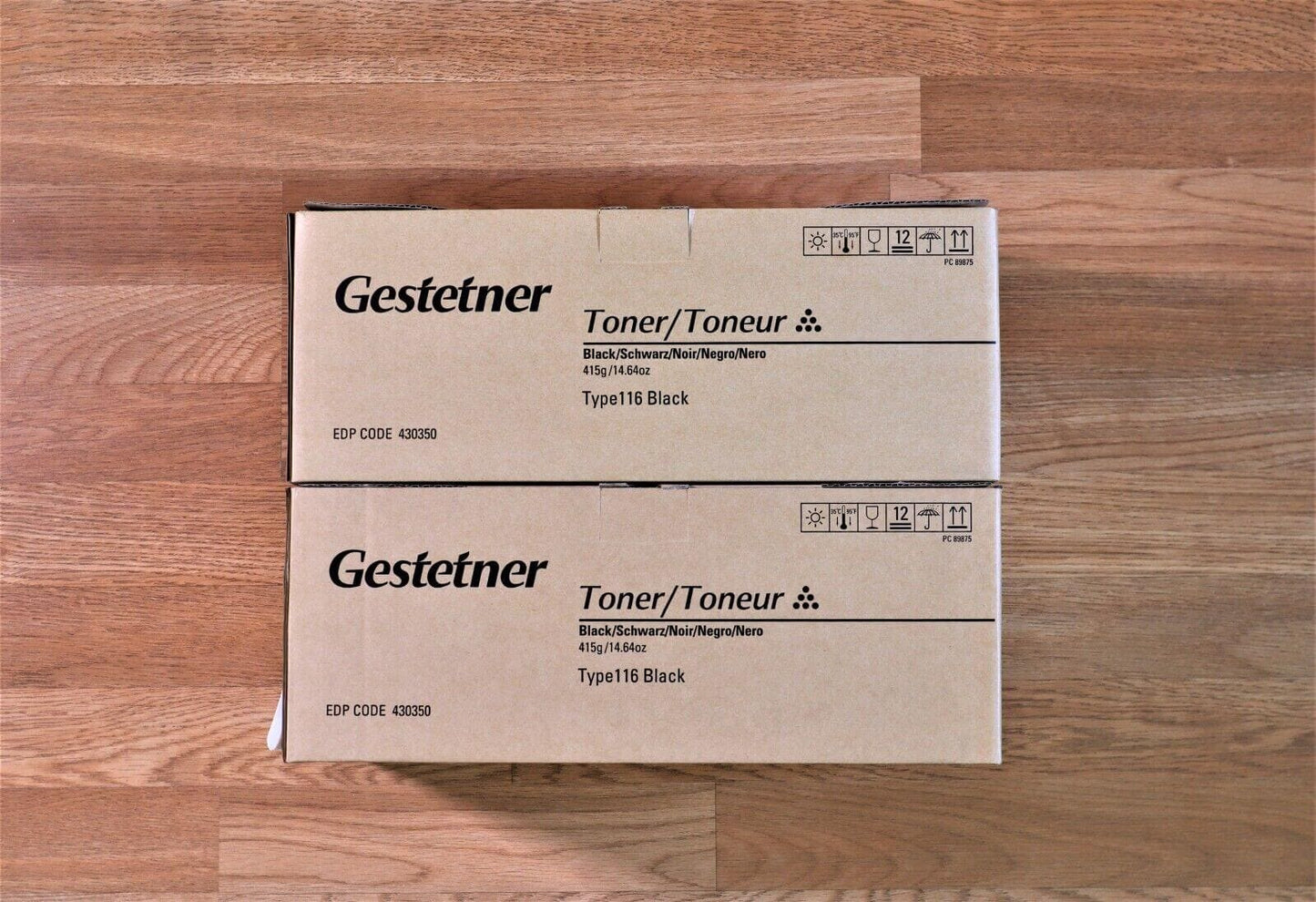 Gestetner Type 116 Black Toner Cartridges H192-04 EDP:430350 F-104/F-530/F-9103 - copier-clearance-center