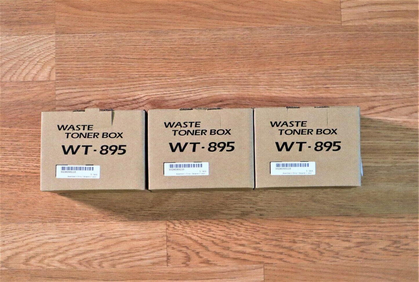 Lot Of 3 Kyocera WT-895 Waste Toner Bottle CS,TASKalfa 205c/255c/2551ci Same Day - copier-clearance-center