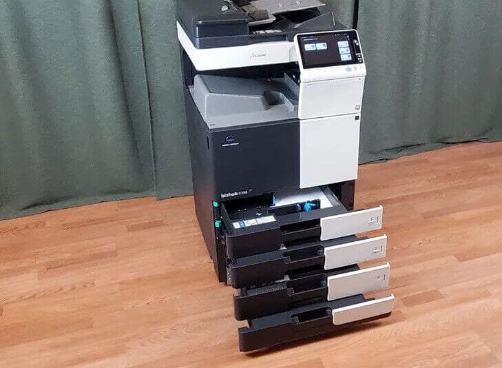 Demo Unit Konica Minolta Bizhub C258 Color Copier Printer Scan Fax Low 16K Usage - copier-clearance-center
