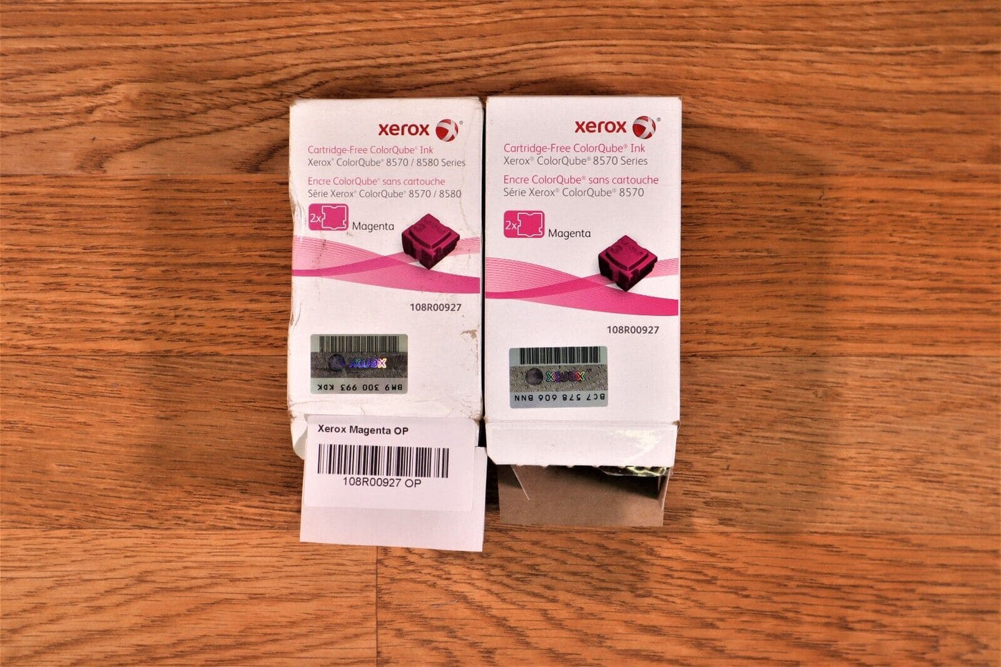 Xerox ColorQube 8570/8580 2PK Magenta(2) Cart. Free Ink 108R00927 Same Day Ship! - copier-clearance-center