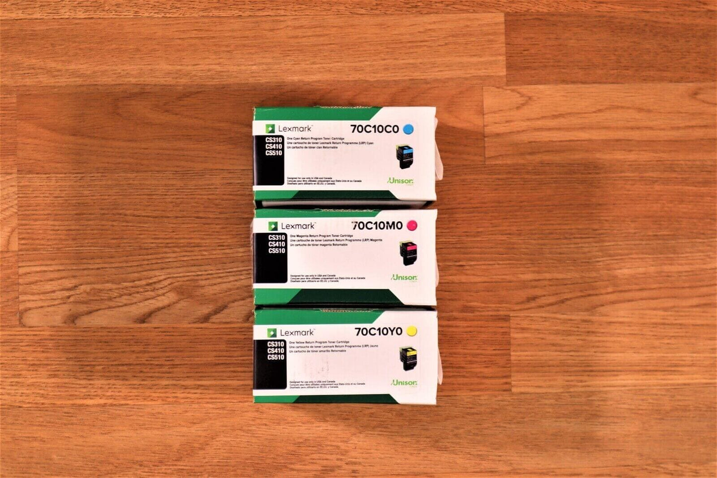 Lexmark 70C10C0/M0/Y0 CMY Return Program Toner CS310/CS410/CS510 Same Day!!! - copier-clearance-center