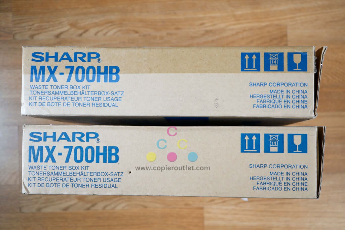 2 OEM Sharp MX700HB Waste Toner Container MX-5500N/MX-M7570 Same Day Shipping
