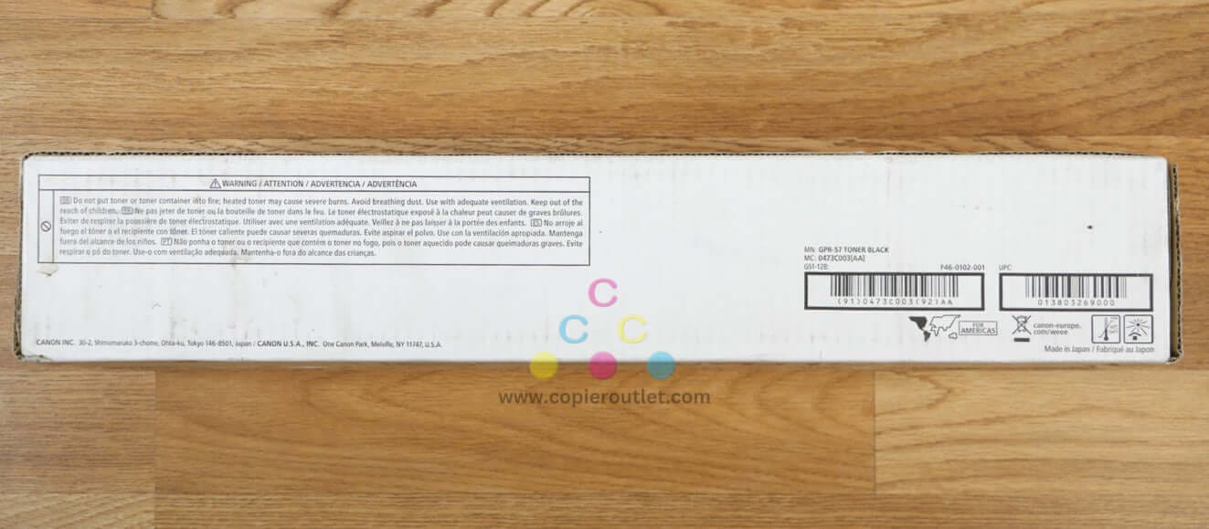 Genuine Canon GPR-57 K Toner Cartridge iRA 4525/4535/4545/4551 Same Day Shipping